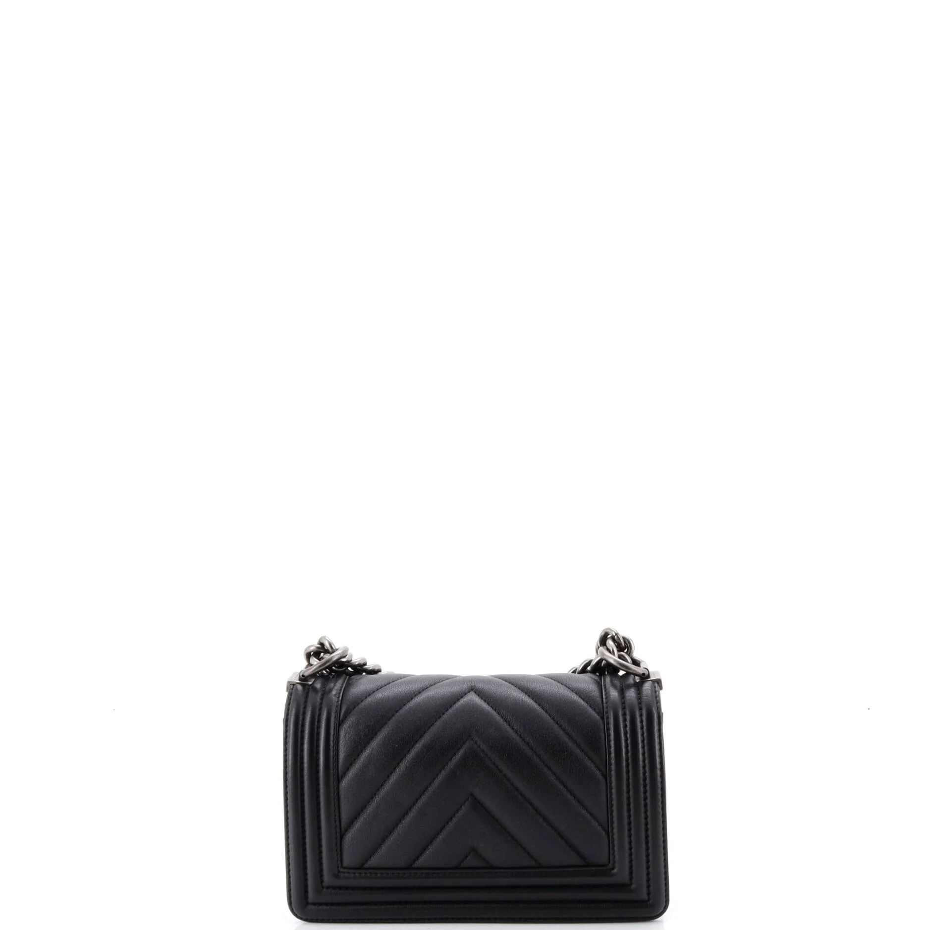 Boy Flap Bag Chevron Calfskin Small - Image 3