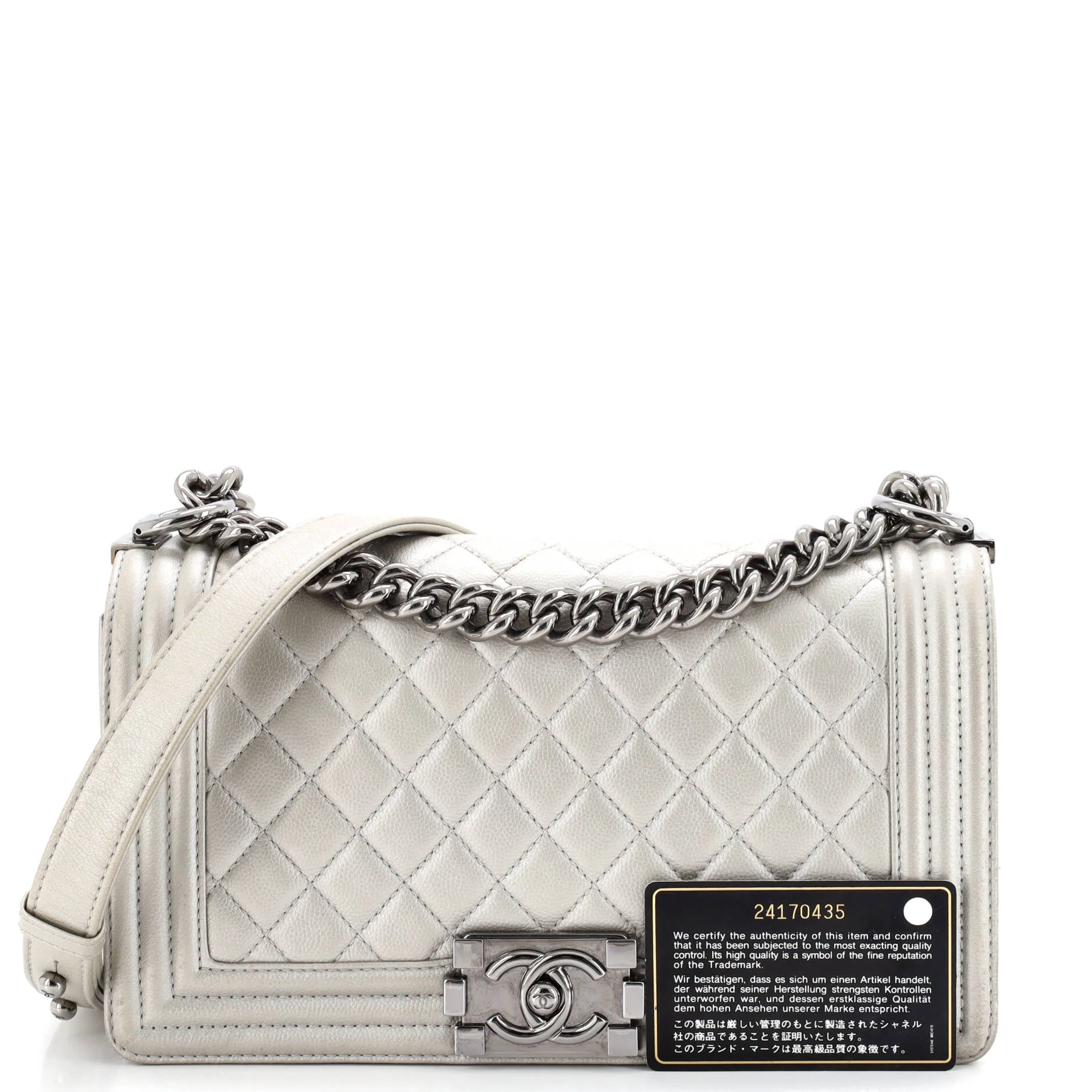 Boy Flap Bag Quilted Calfskin Old Medium - Image 2