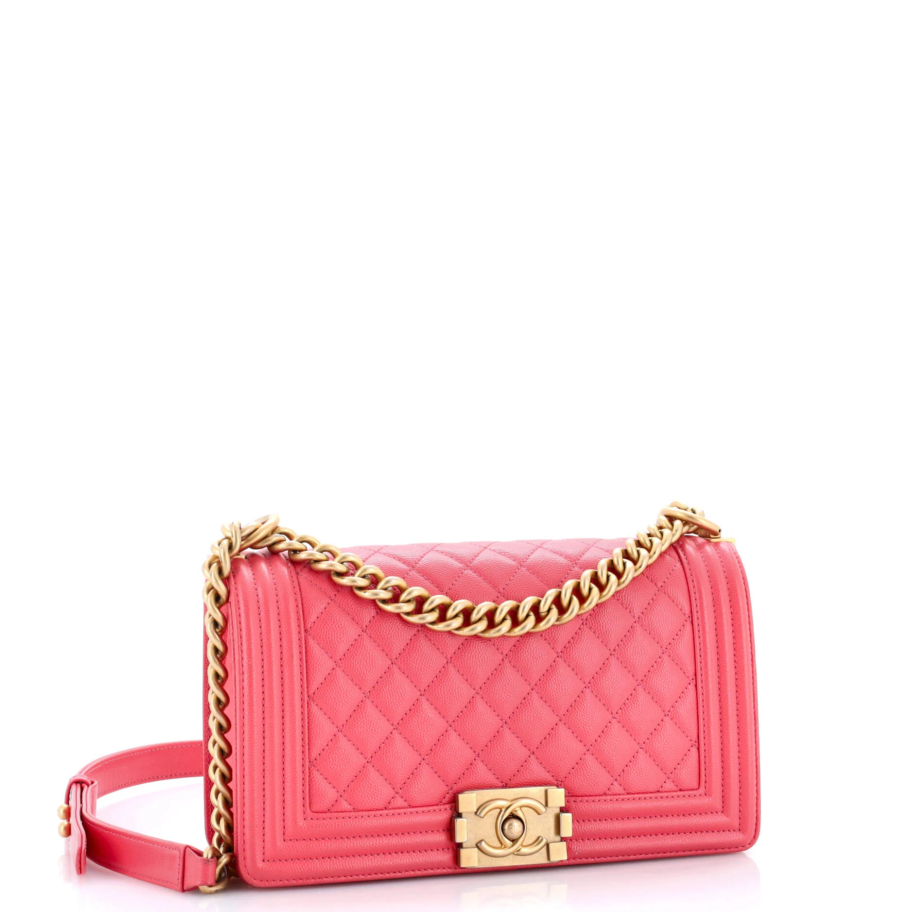 Boy Flap Bag Quilted Caviar Old Medium - Image 2