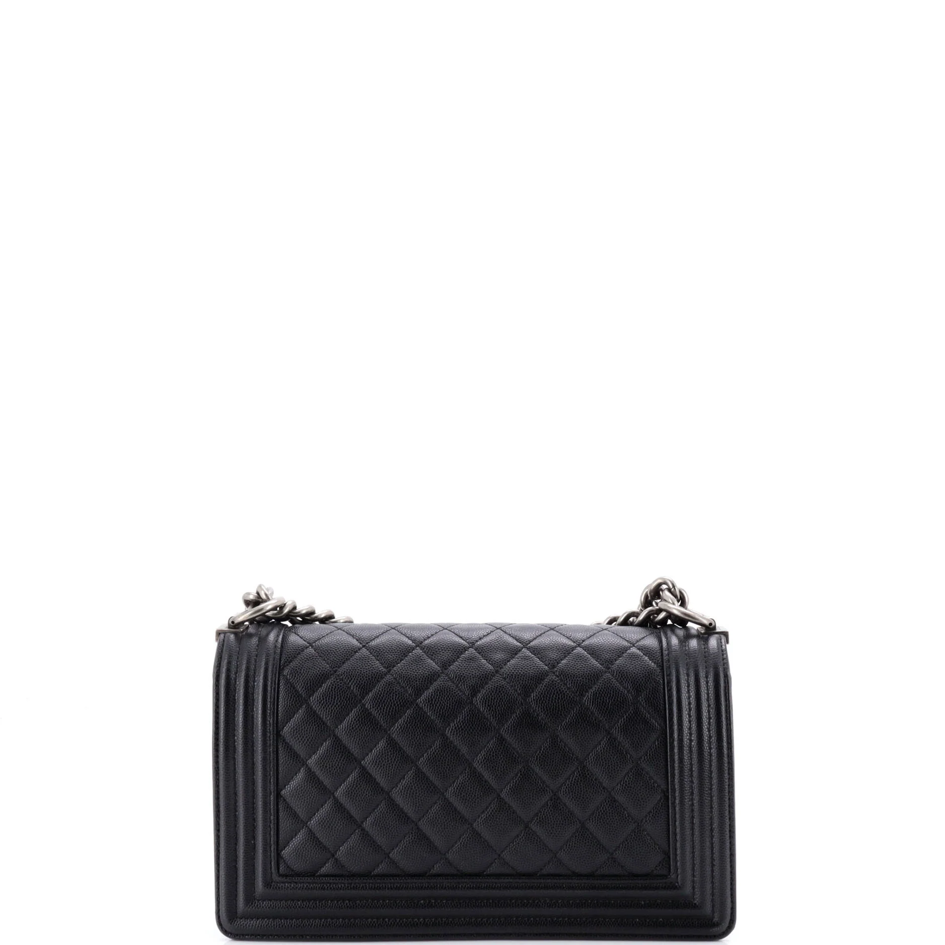 Boy Flap Bag Quilted Caviar Old Medium - Image 3