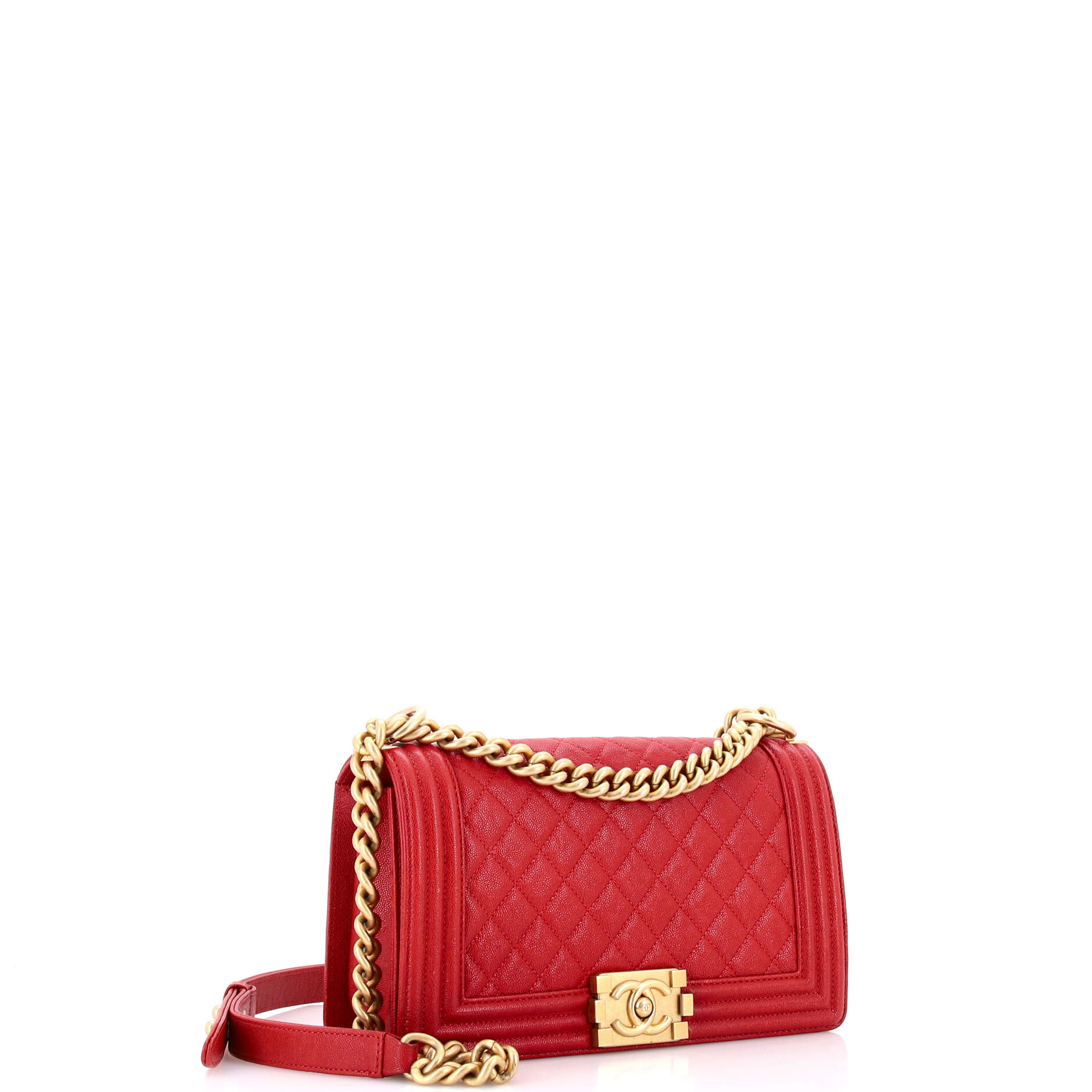 Boy Flap Bag Quilted Caviar Old Medium - Image 2