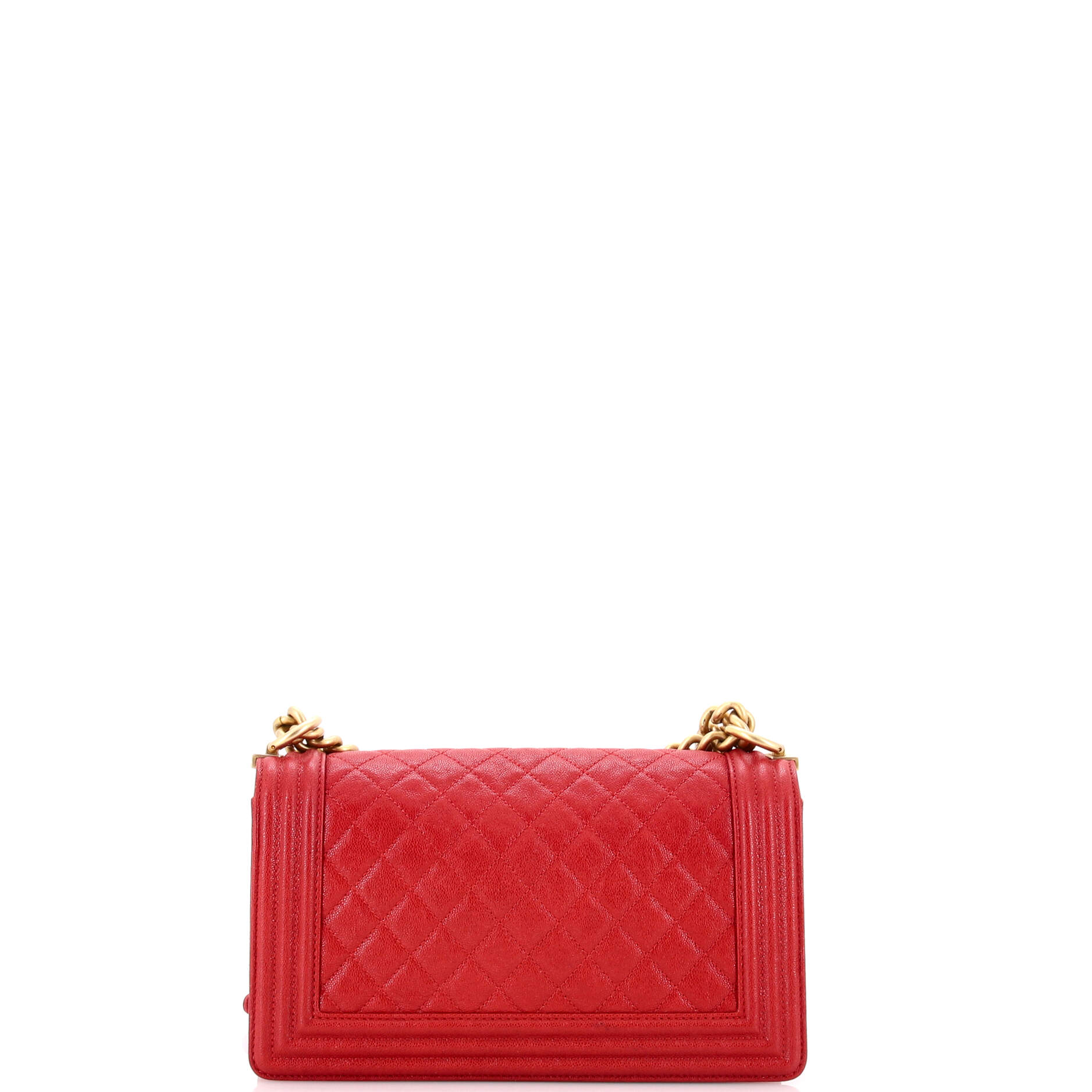 Boy Flap Bag Quilted Caviar Old Medium - Image 3