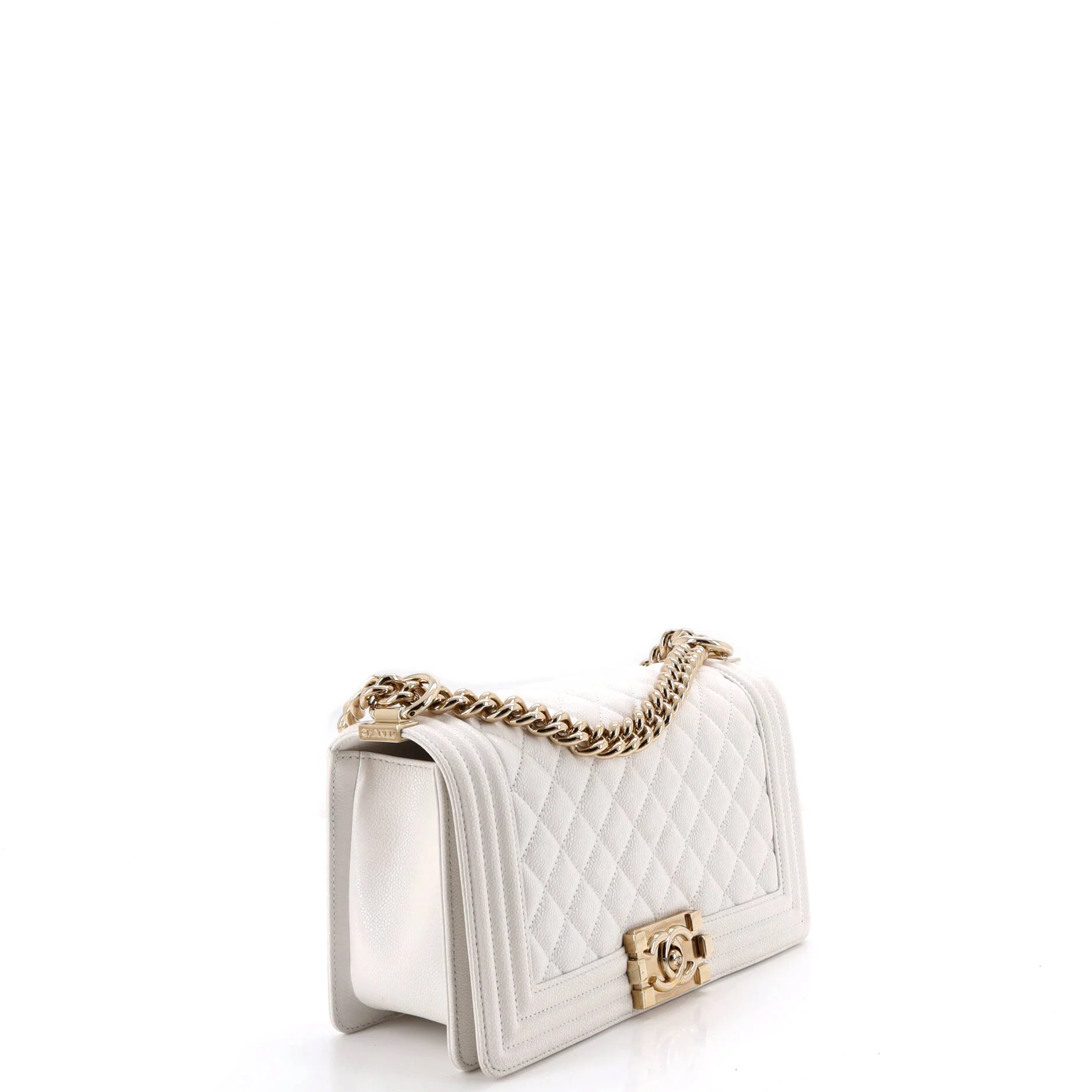 Boy Flap Bag Quilted Caviar Old Medium - Image 2