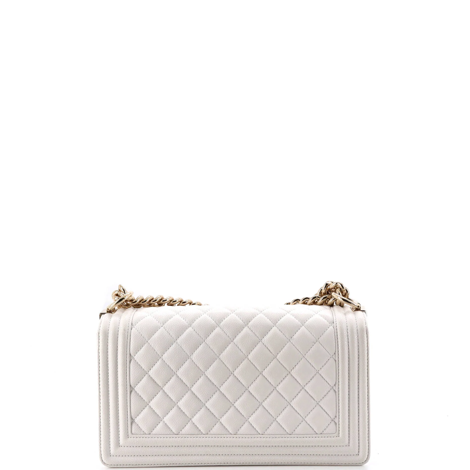 Boy Flap Bag Quilted Caviar Old Medium - Image 3