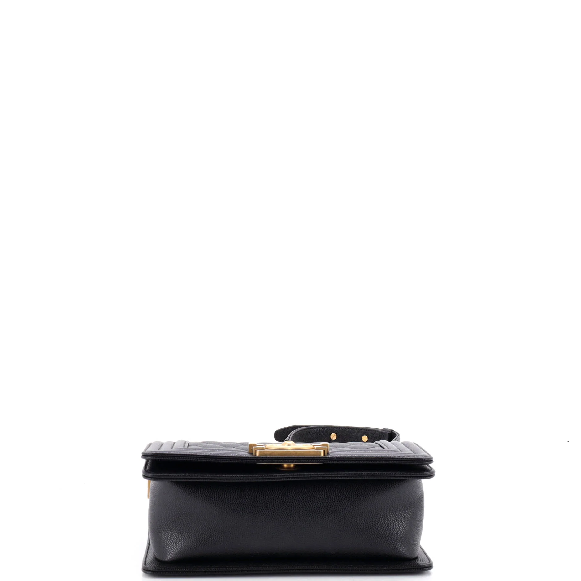 Boy Flap Bag Quilted Caviar Small - Image 5