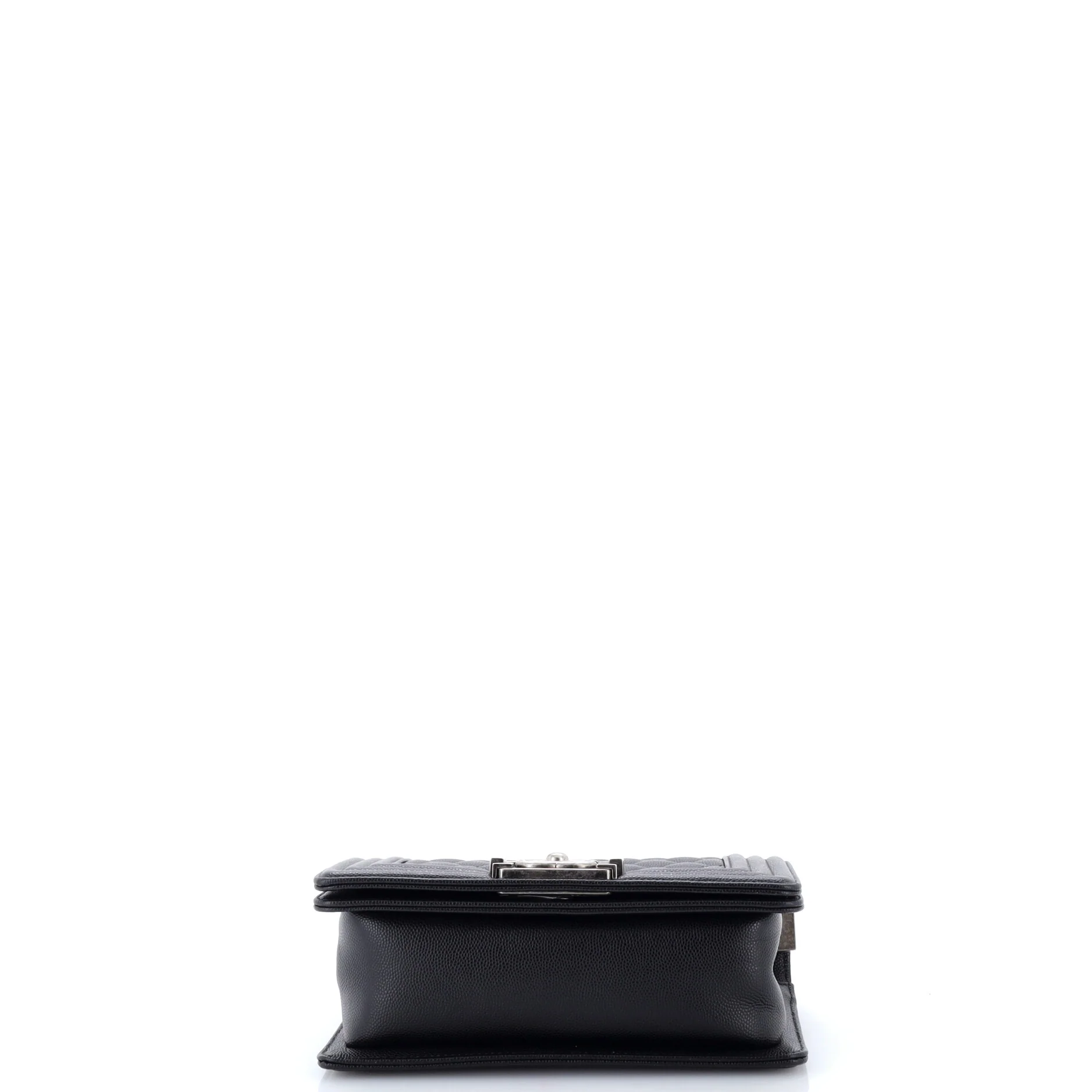 Boy Flap Bag Quilted Caviar Small - Image 4