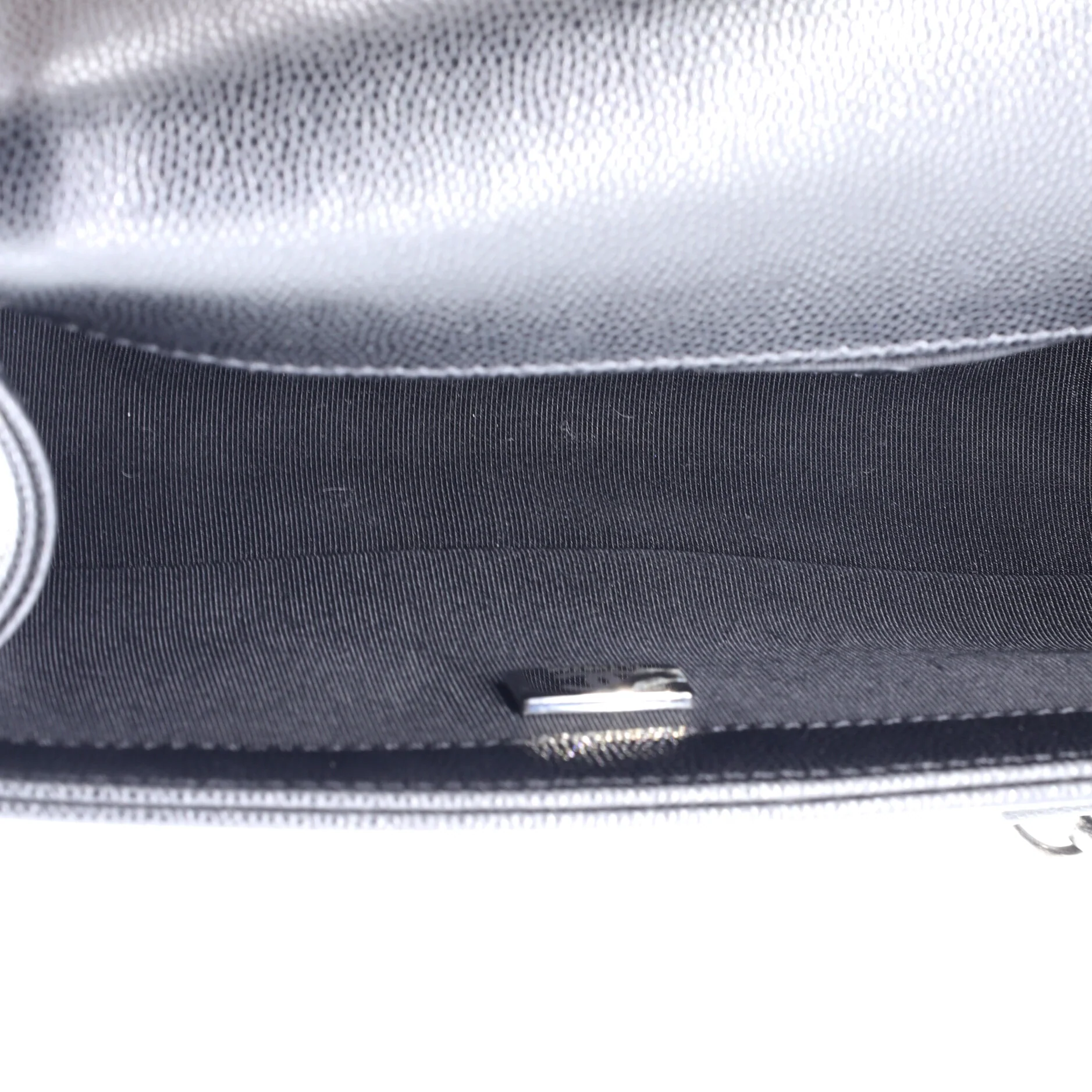 Boy Flap Bag Quilted Caviar Small - Image 5
