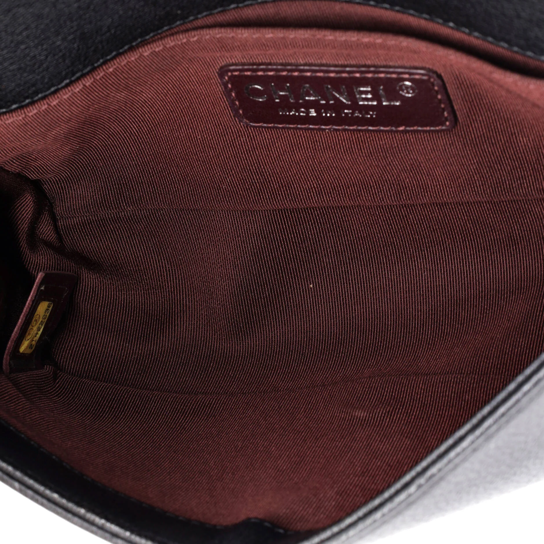 Boy Flap Bag Quilted Goatskin with Patent Small - Image 5