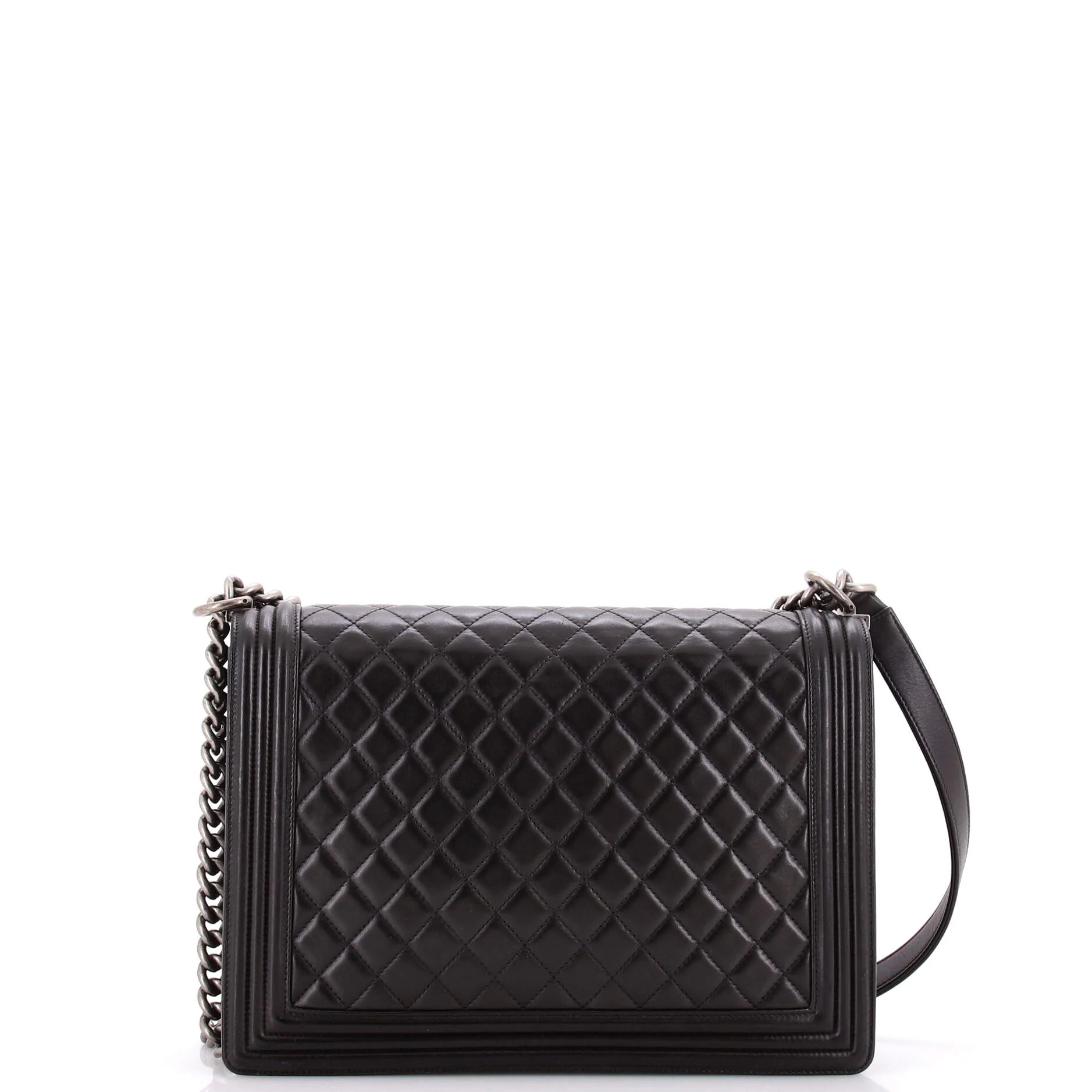 Boy Flap Bag Quilted Lambskin Large - Image 3