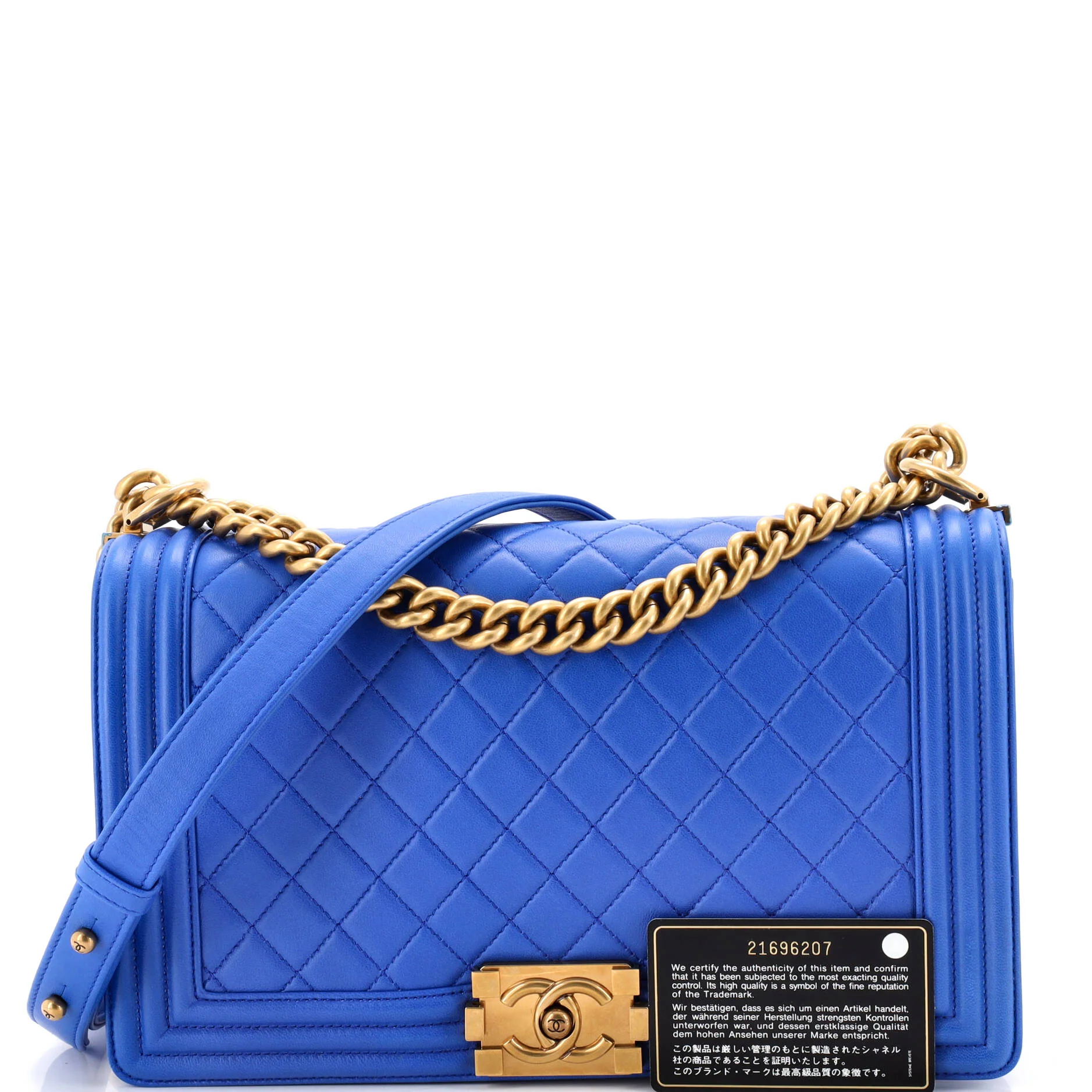 Boy Flap Bag Quilted Lambskin New Medium - Image 2