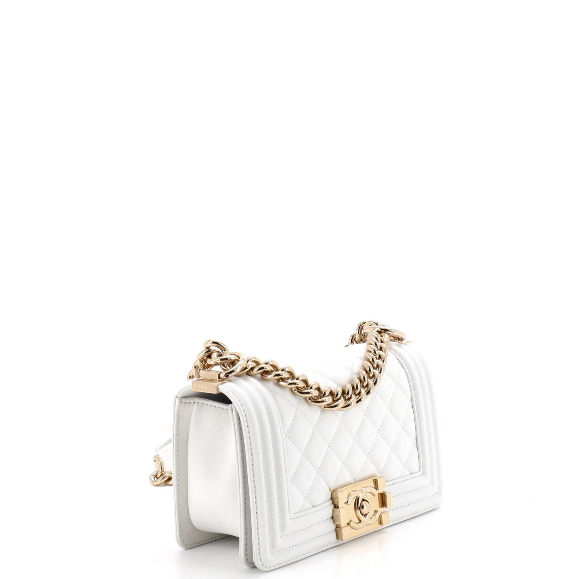 Boy Flap Bag Quilted Lambskin Small - Image 2