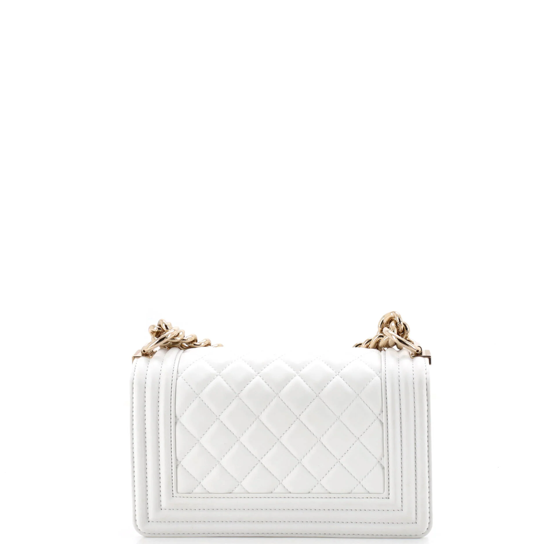 Boy Flap Bag Quilted Lambskin Small - Image 3