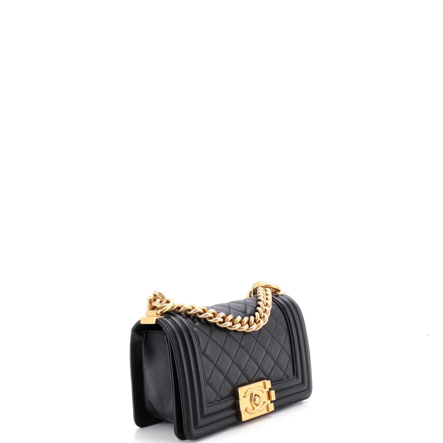 Boy Flap Bag Quilted Lambskin Small - Image 3