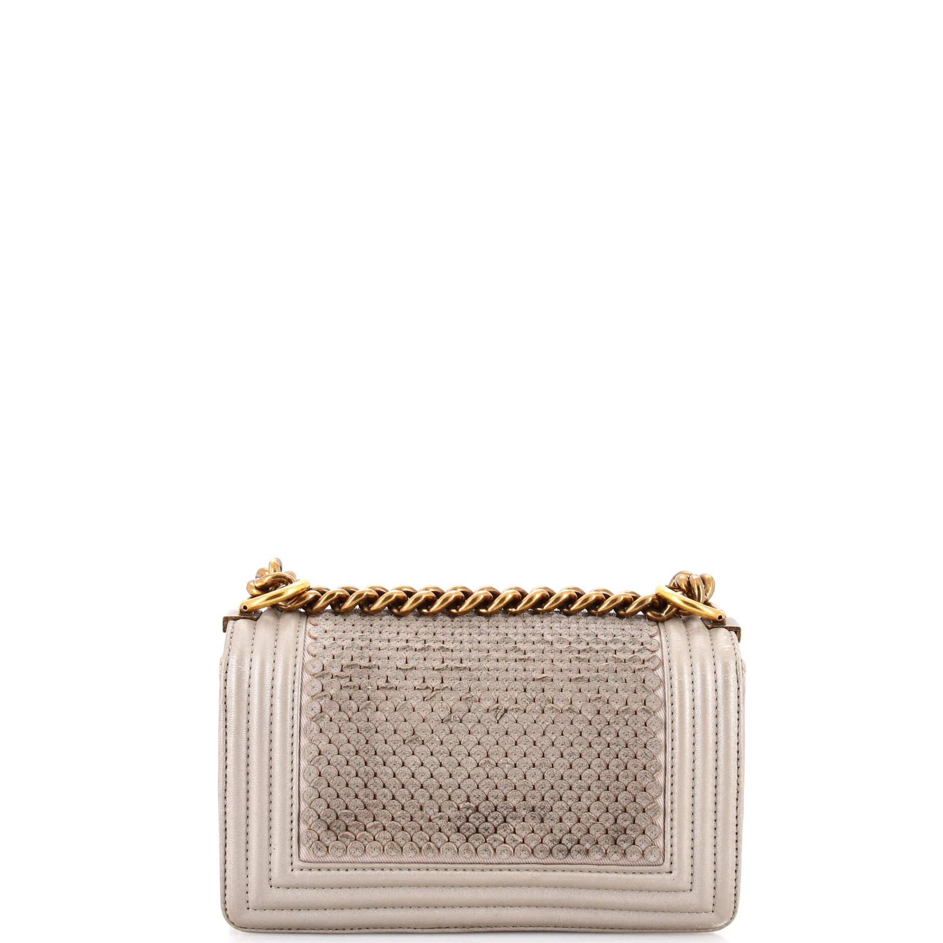 Boy Flap Bag Scaled Lambskin Small - Image 3
