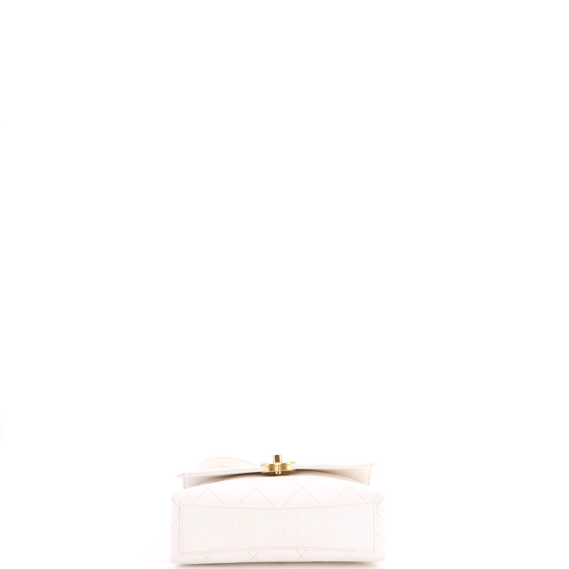 Bracelet On Chain Flap Bag Quilted Caviar Mini - Image 4