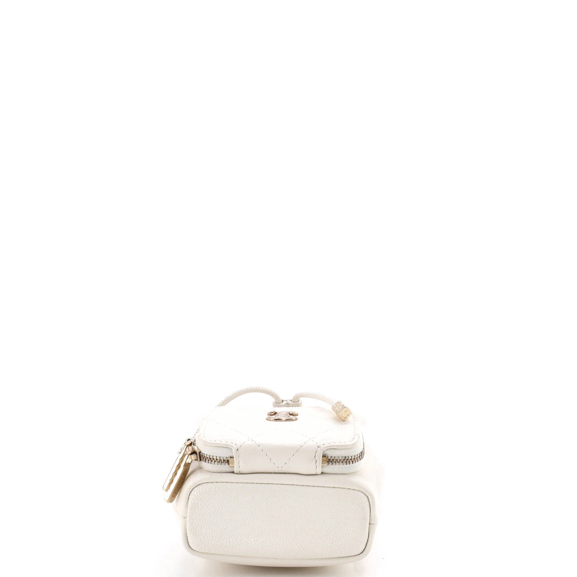 Business Affinity Drawstring Bucket Bag Quilted Caviar Mini - Image 4