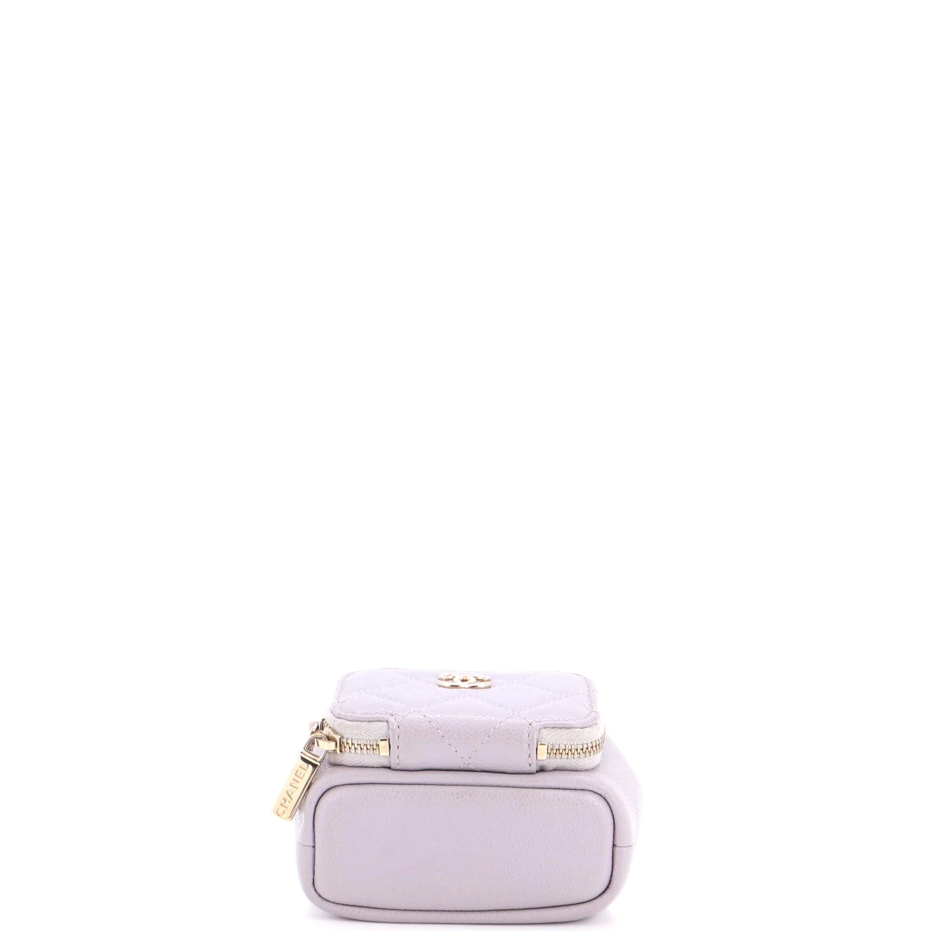 Business Affinity Drawstring Bucket Bag Quilted Caviar Mini - Image 4