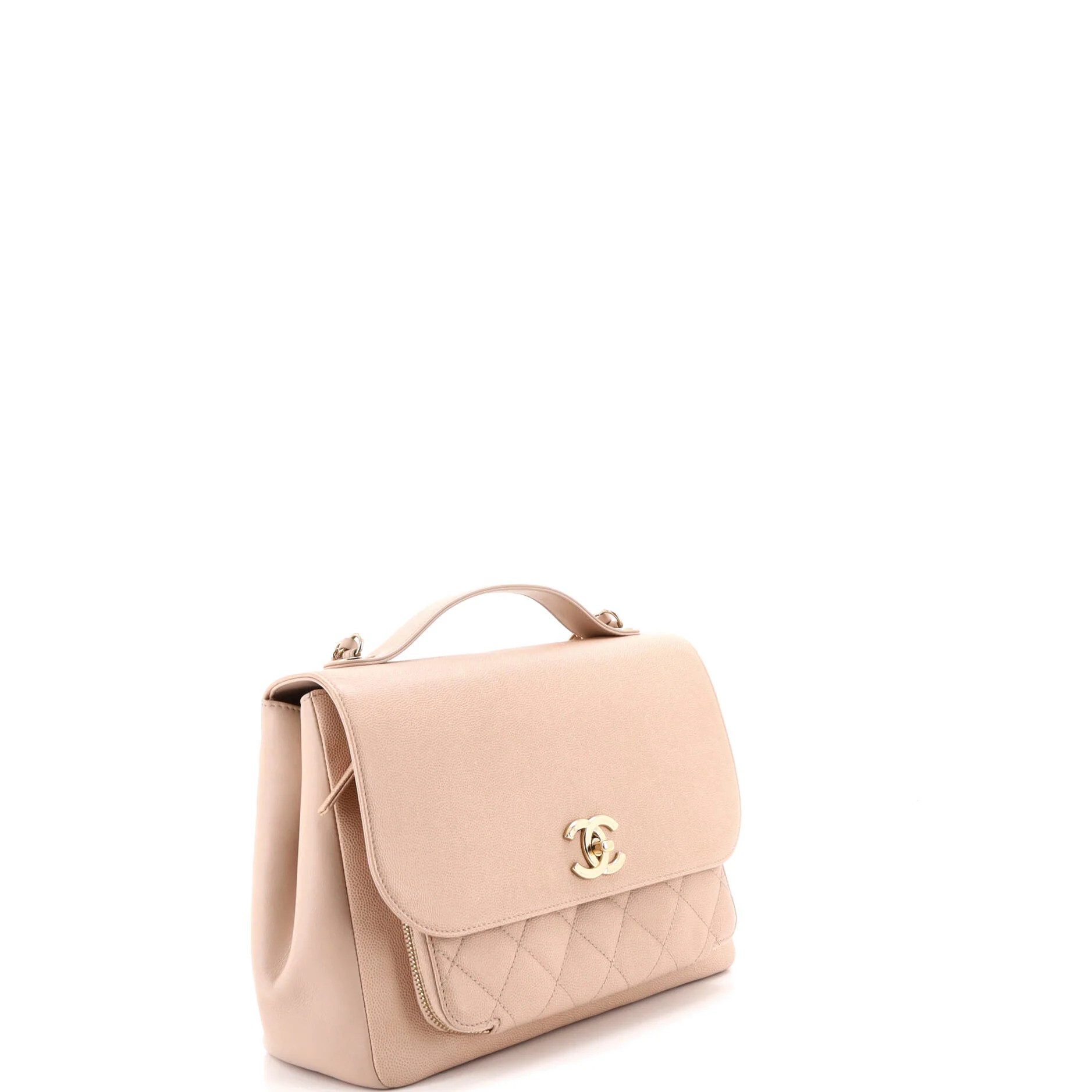 Business Affinity Flap Bag Quilted Caviar Large - Image 2
