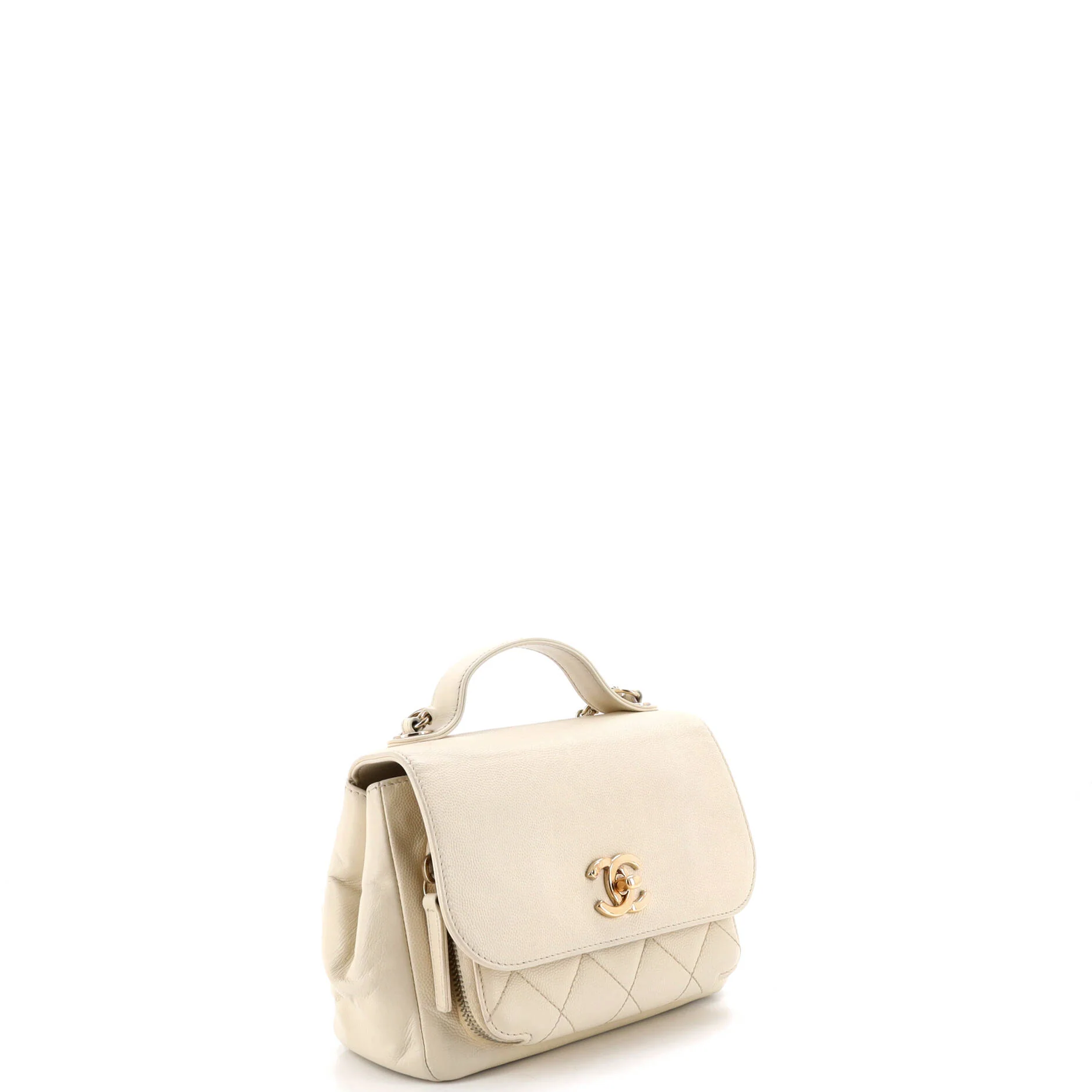 Business Affinity Flap Bag Quilted Caviar Mini - Image 3