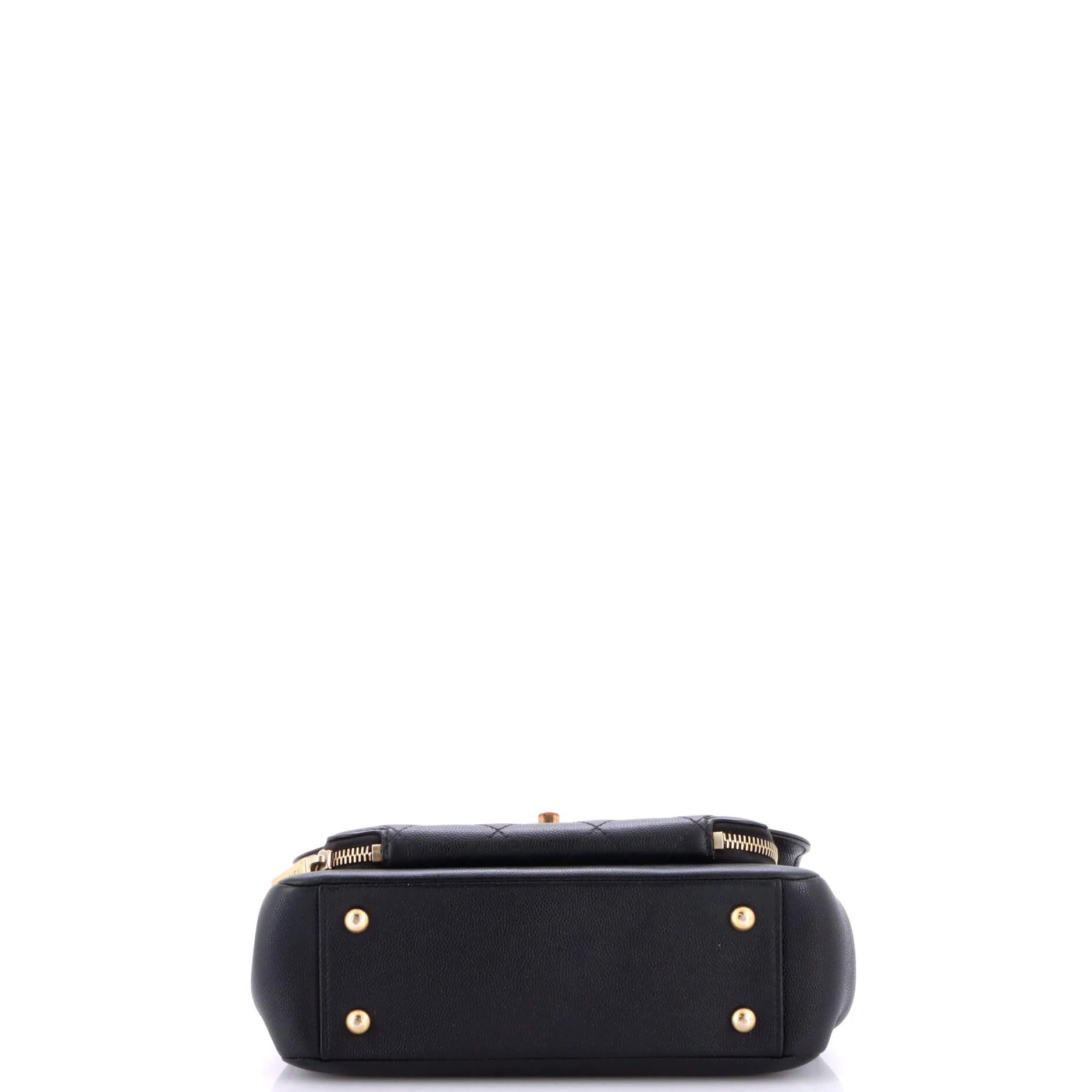 Business Affinity Flap Bag Quilted Caviar Small - Image 4