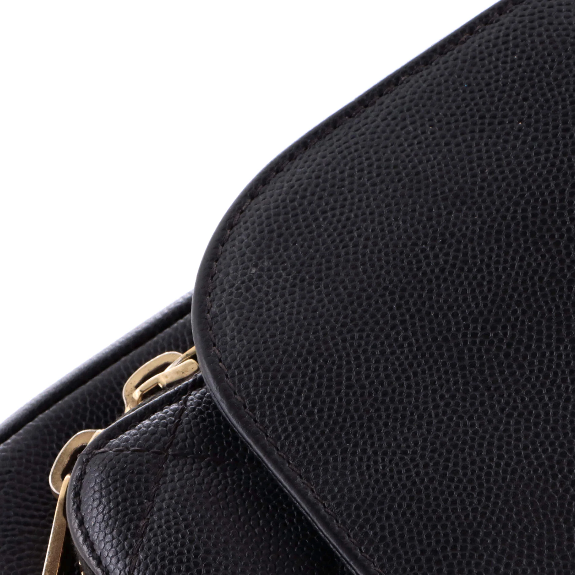 Business Affinity Flap Bag Quilted Caviar Small - Image 6