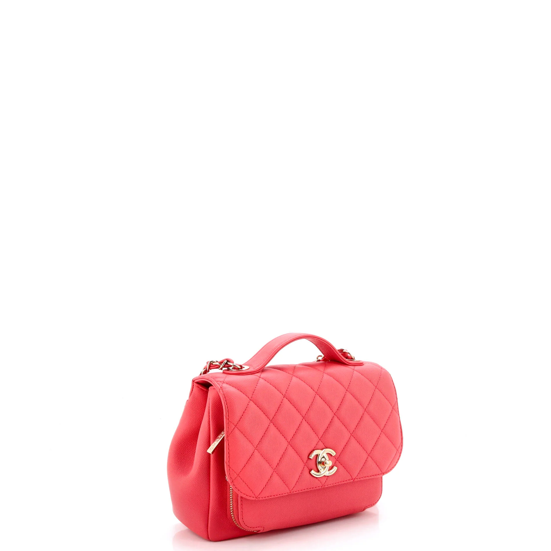 Business Affinity Flap Bag Quilted Caviar Small - Image 3
