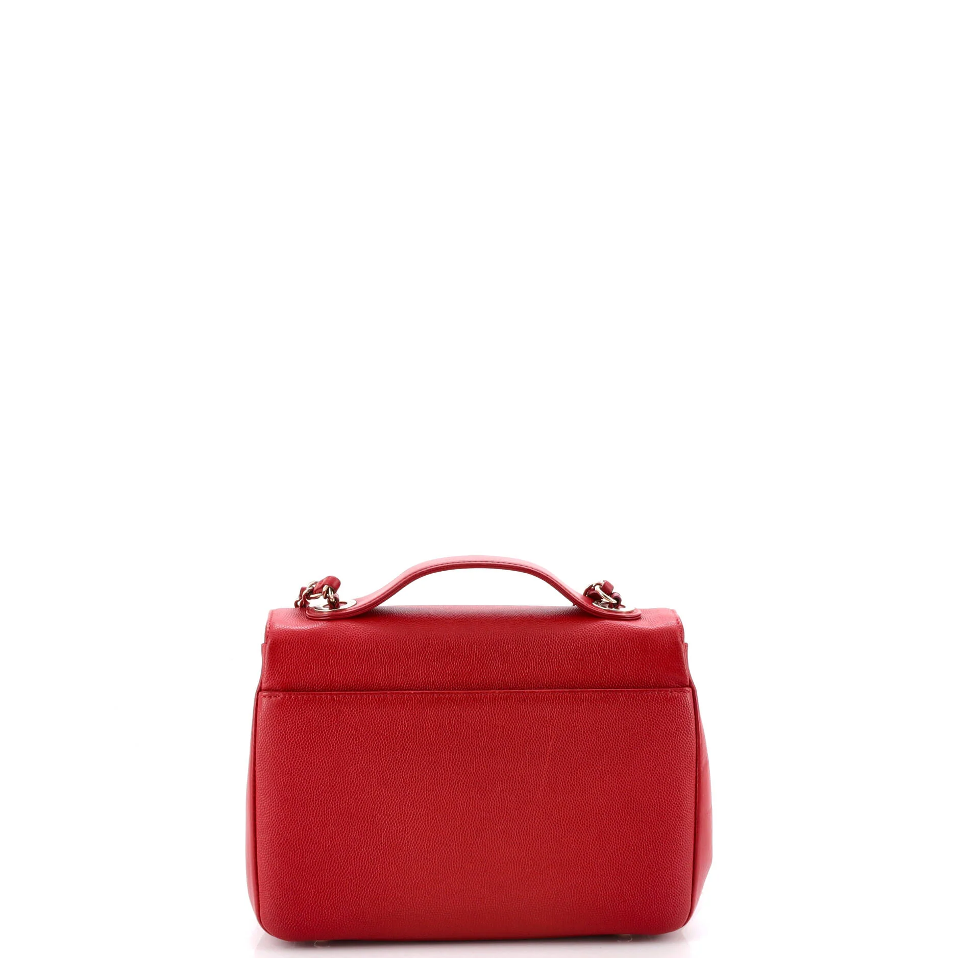 Business Affinity Flap Bag Quilted Caviar Small - Image 3