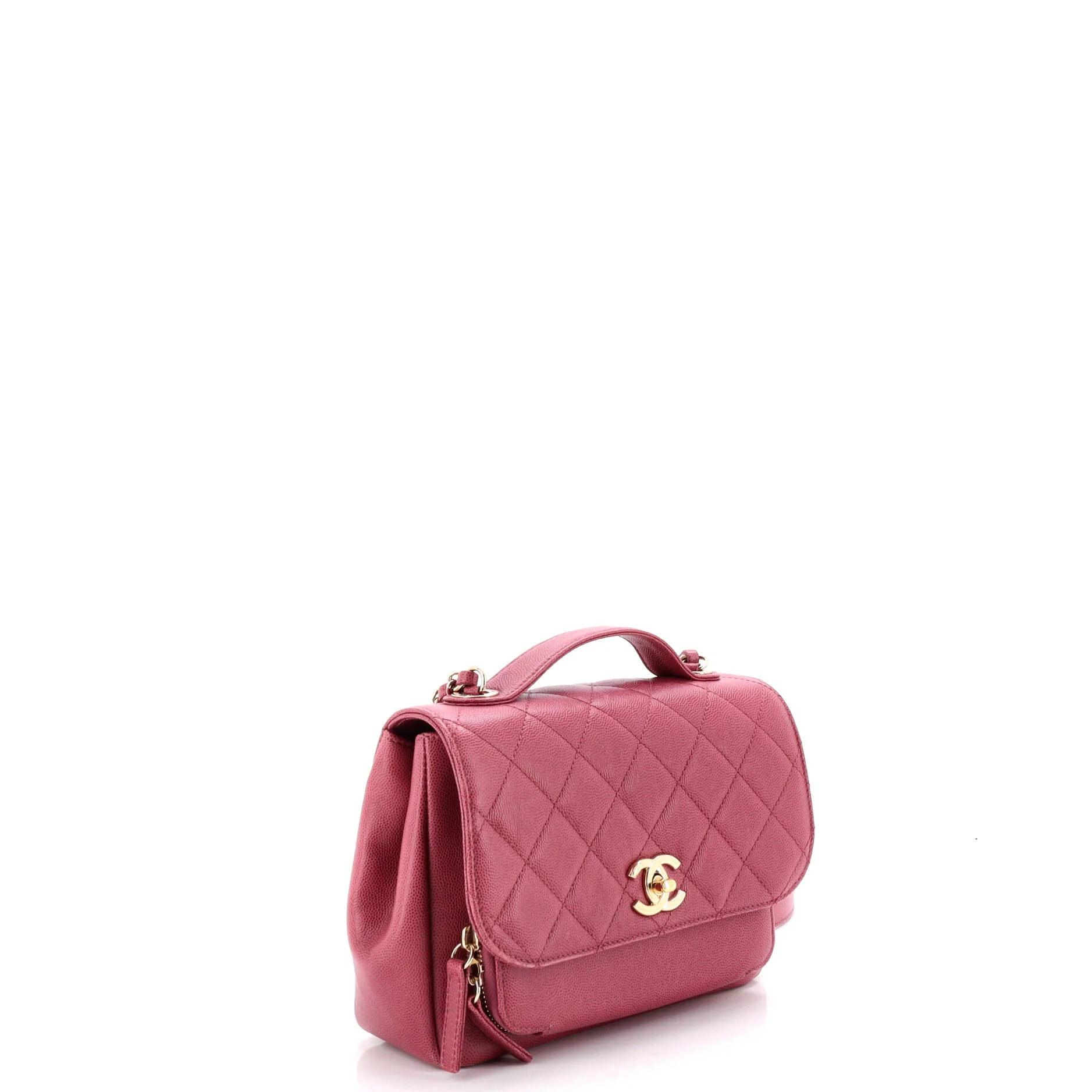 Business Affinity Flap Bag Quilted Caviar Small - Image 2