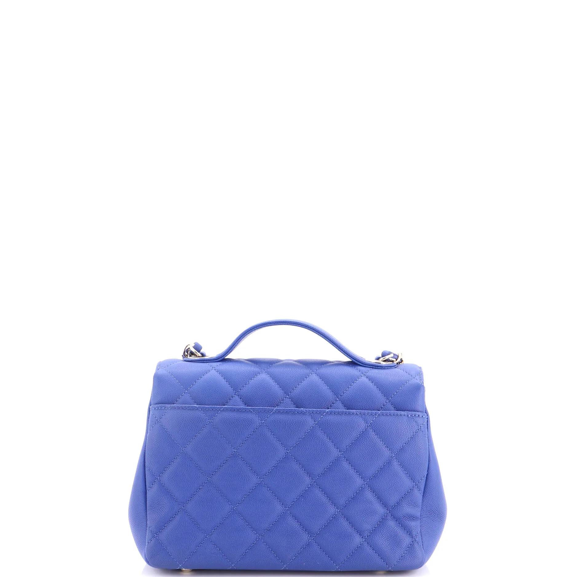 Business Affinity Flap Bag Quilted Caviar Small - Image 3