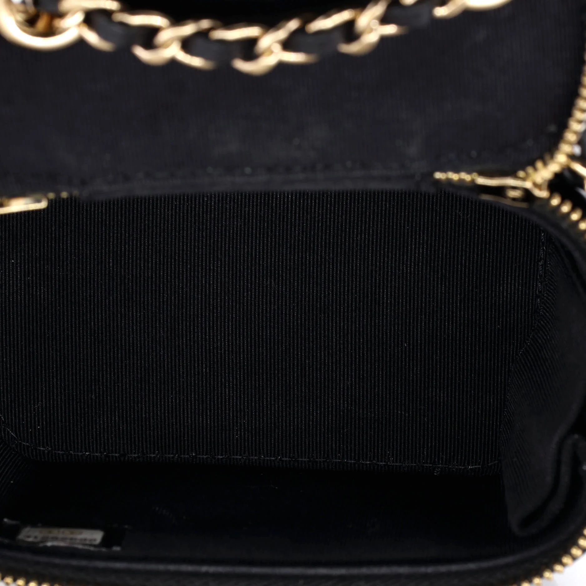 Camellia Bow Vanity Case with Chain Quilted Lambskin Mini - Image 6