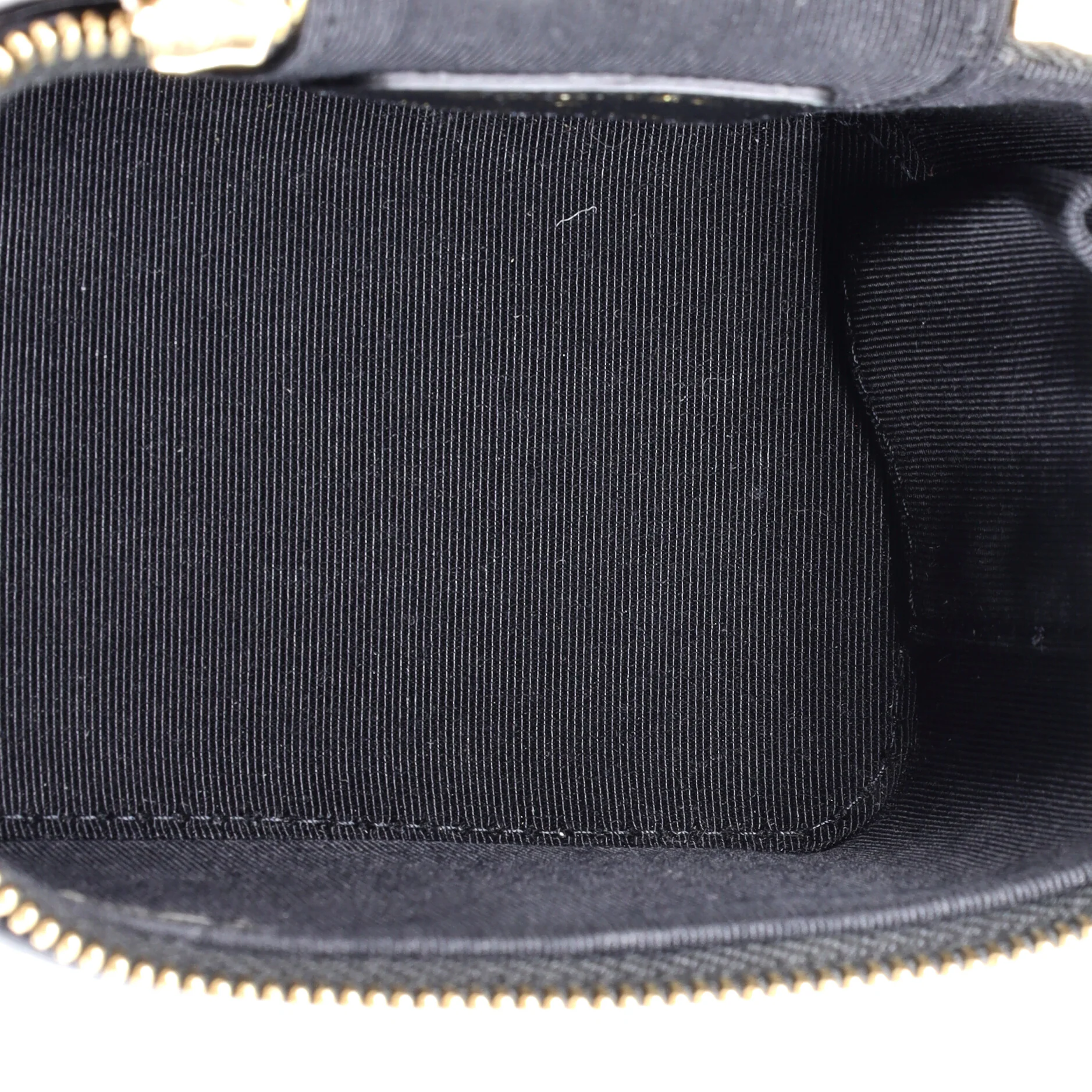 Camellia Bow Vanity Case with Chain Quilted Lambskin Mini - Image 5