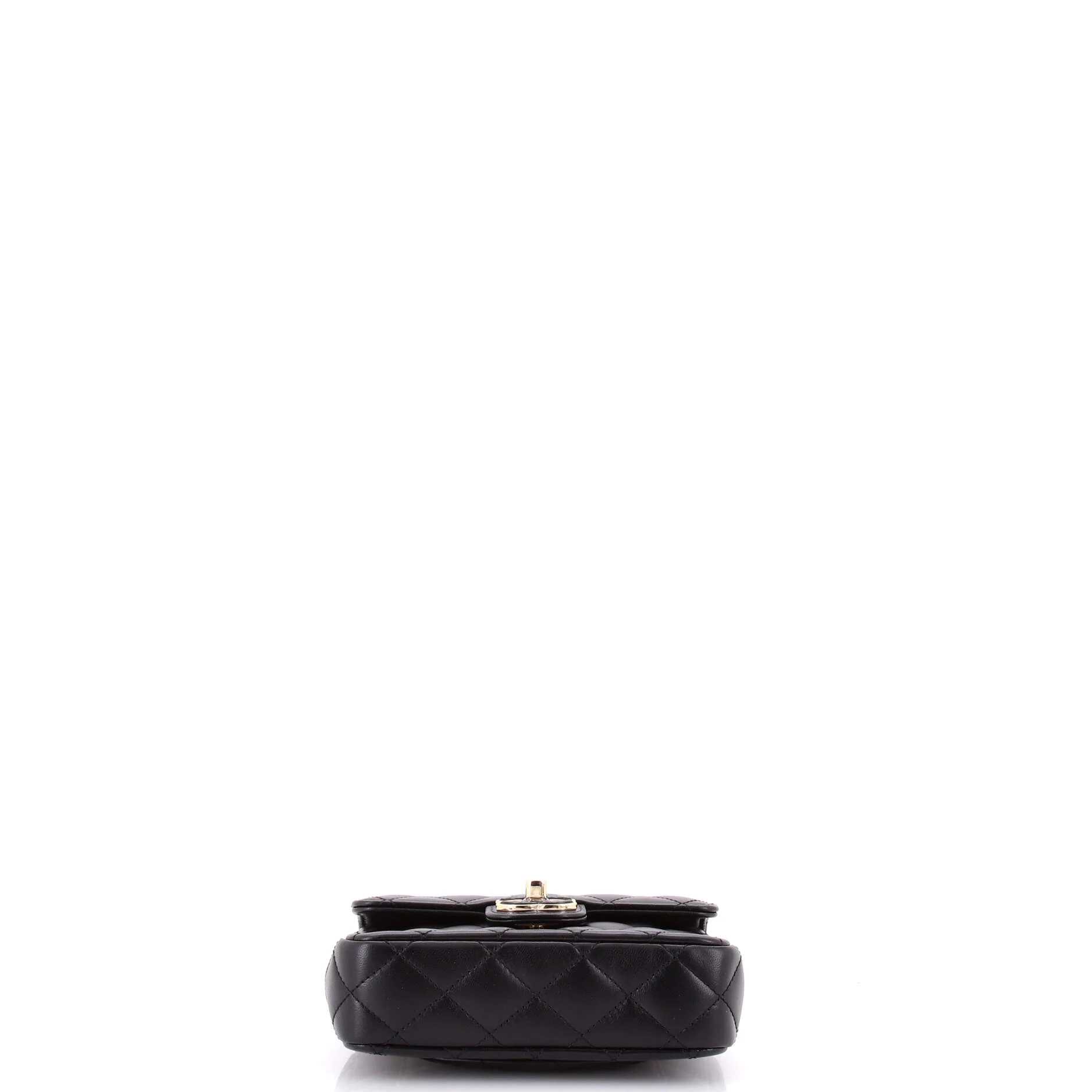 Candy Heart Flap Bag Quilted Lambskin Mini - Image 4