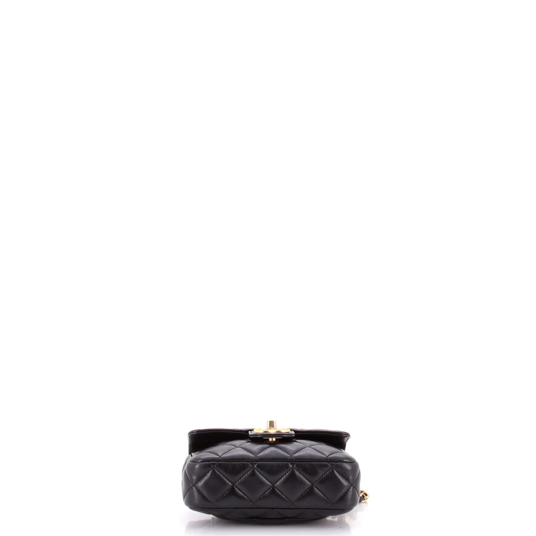 Casino Royale Charms Square Flap Bag Quilted Lambskin with Enamel Mini - Image 4