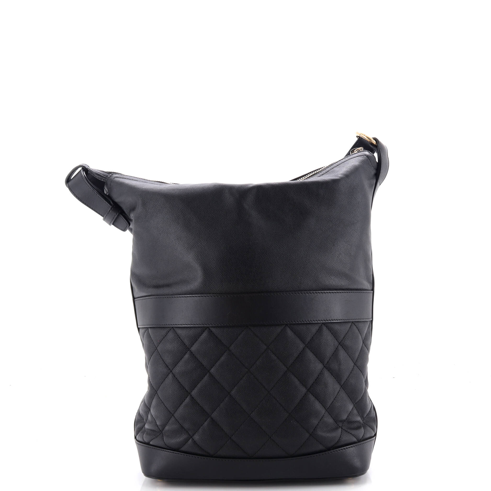 Casual Style Hobo Quilted Caviar Large - Image 3