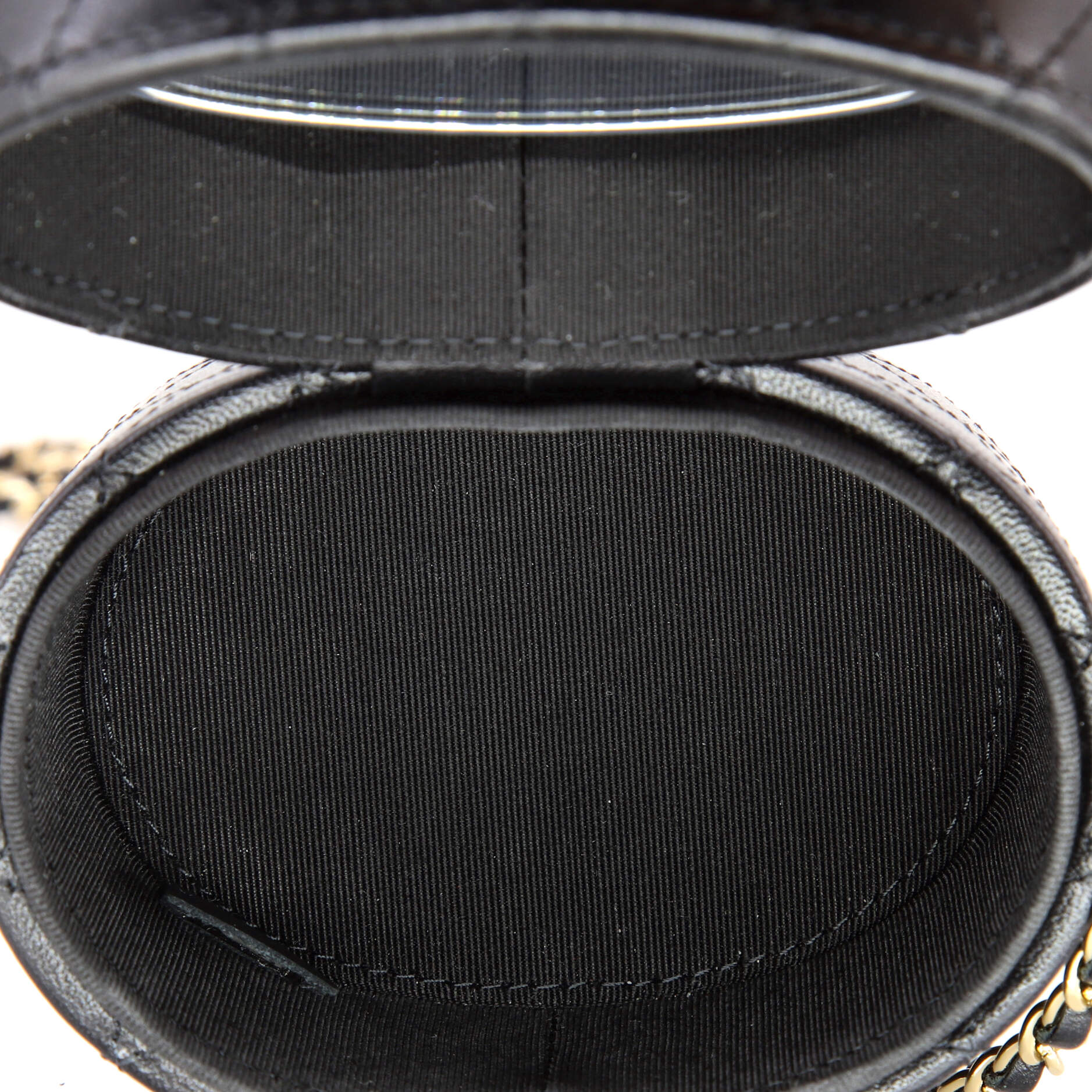 CC Allure Vanity Case with Chain Quilted Lambskin Mini - Image 5