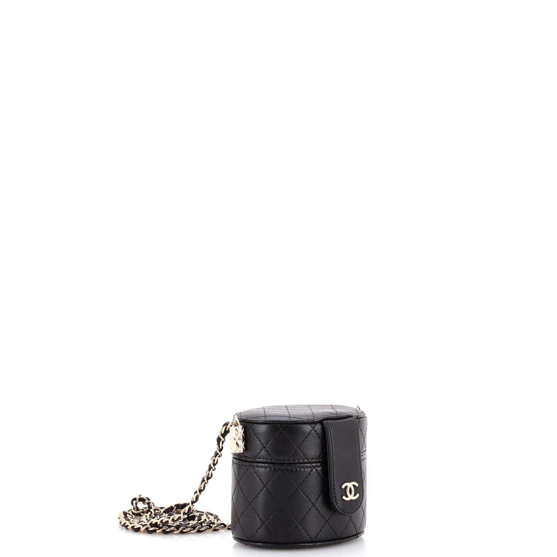 CC Allure Vanity Case with Chain Quilted Lambskin Mini - Image 2