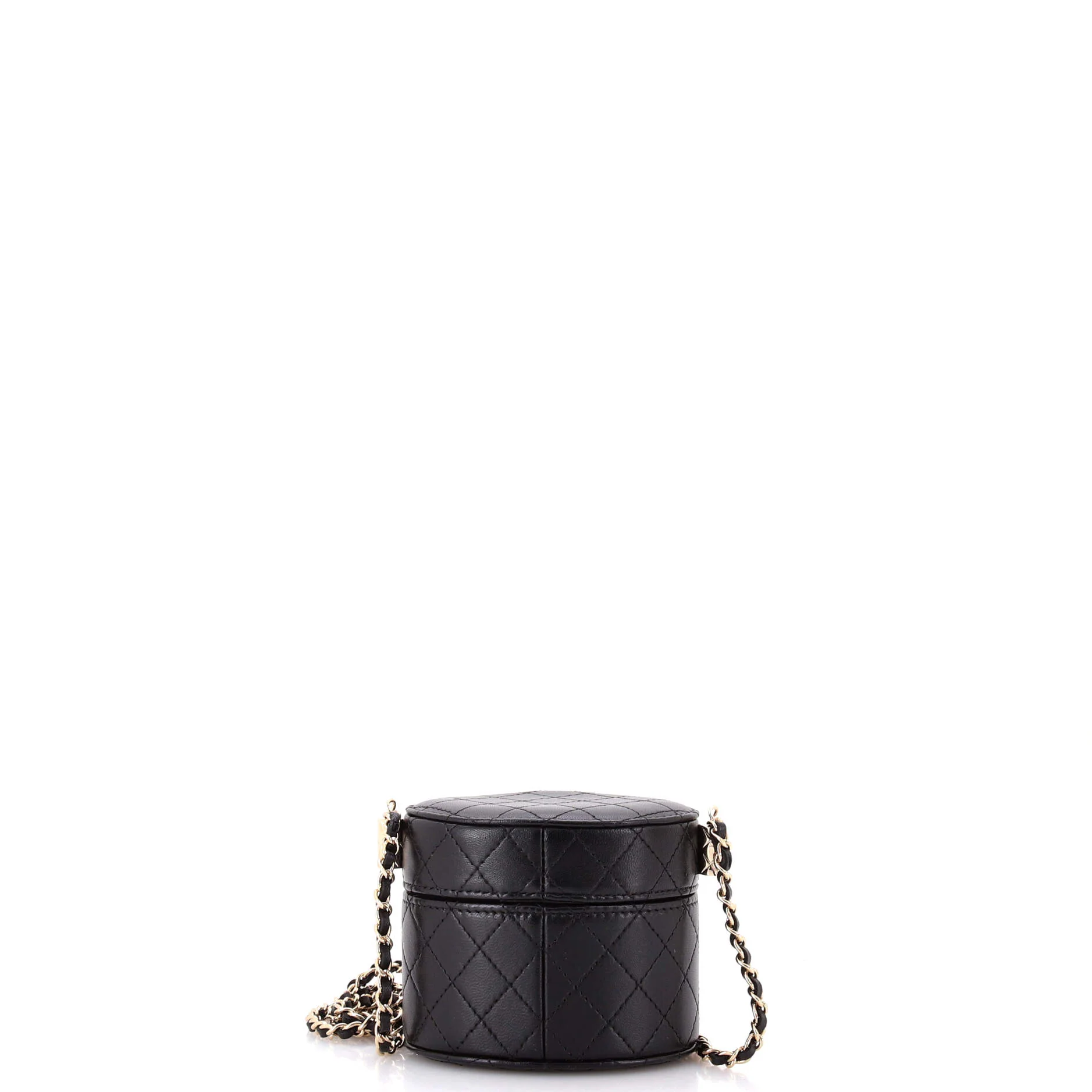 CC Allure Vanity Case with Chain Quilted Lambskin Mini - Image 3