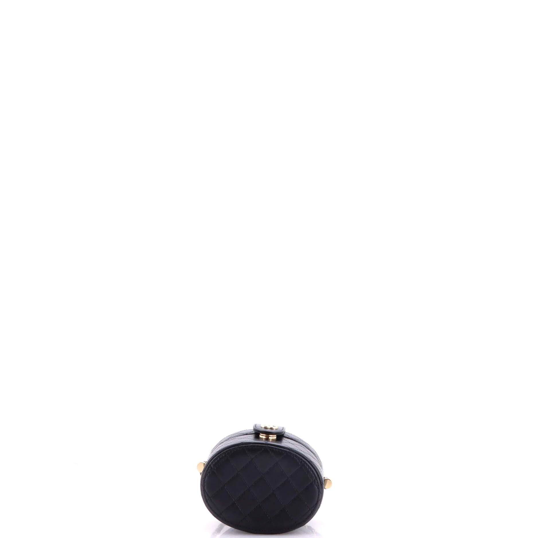 CC Allure Vanity Case with Chain Quilted Lambskin Mini - Image 4
