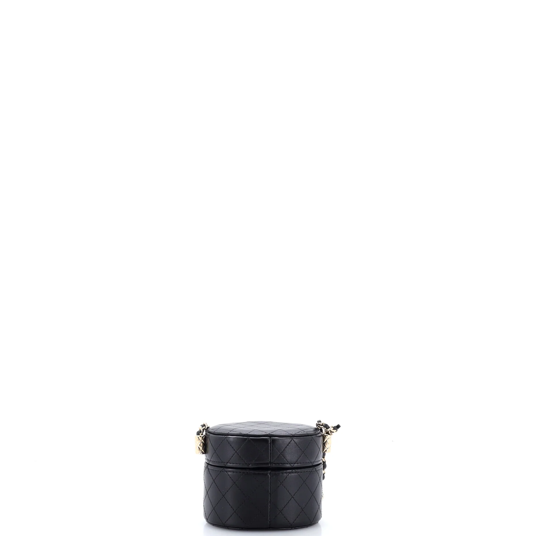 CC Allure Vanity Case with Chain Quilted Lambskin Mini - Image 3