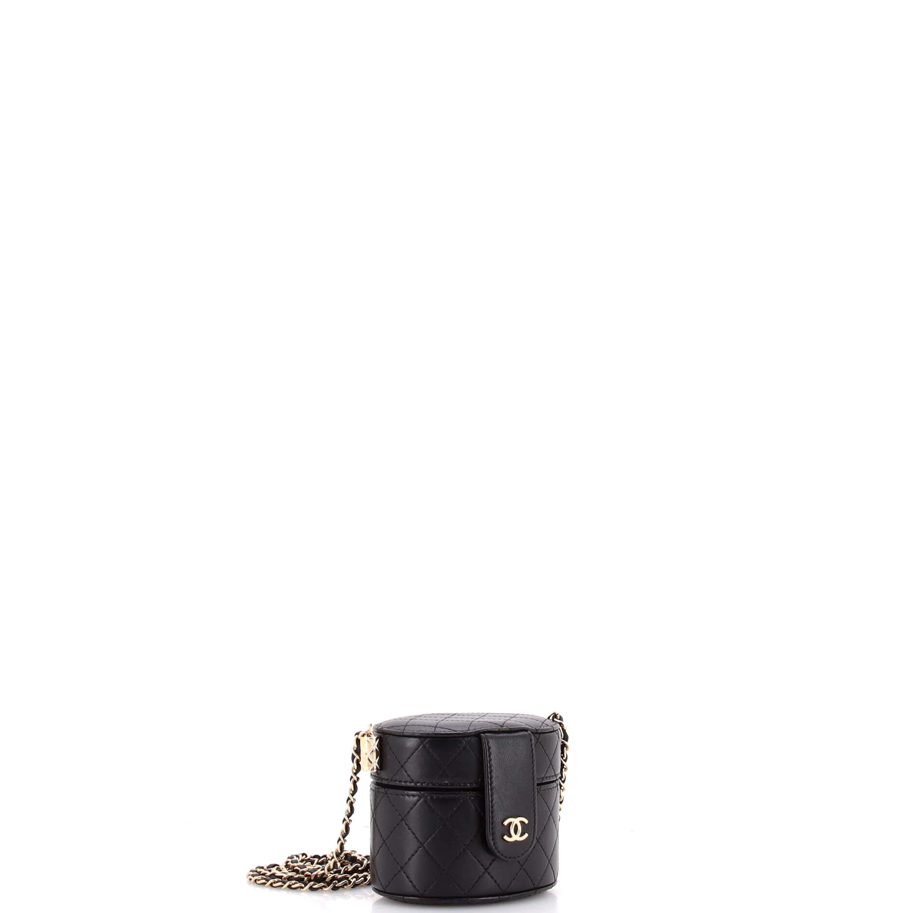 CC Allure Vanity Case with Chain Quilted Lambskin Mini - Image 2