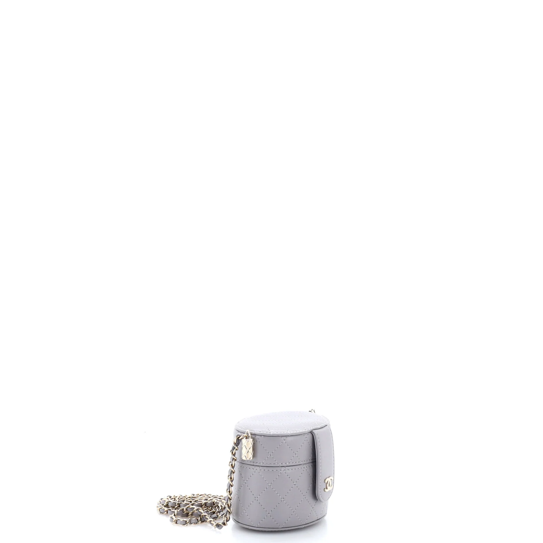 CC Allure Vanity Case with Chain Quilted Lambskin Mini - Image 2