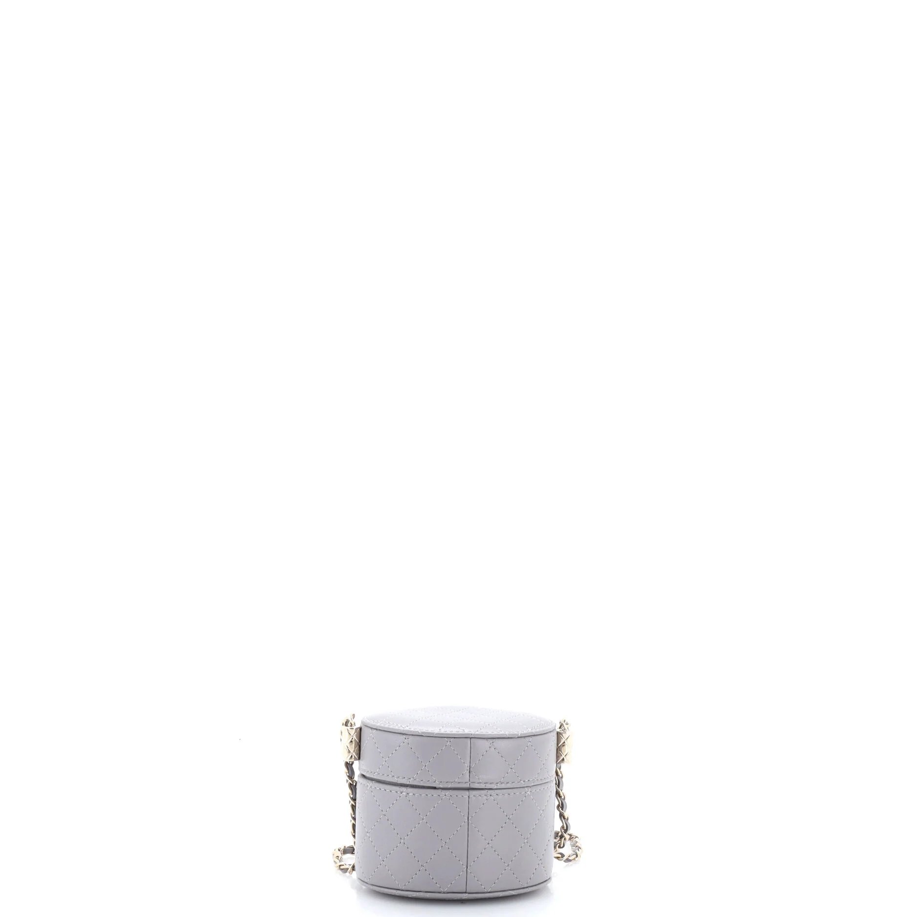 CC Allure Vanity Case with Chain Quilted Lambskin Mini - Image 3