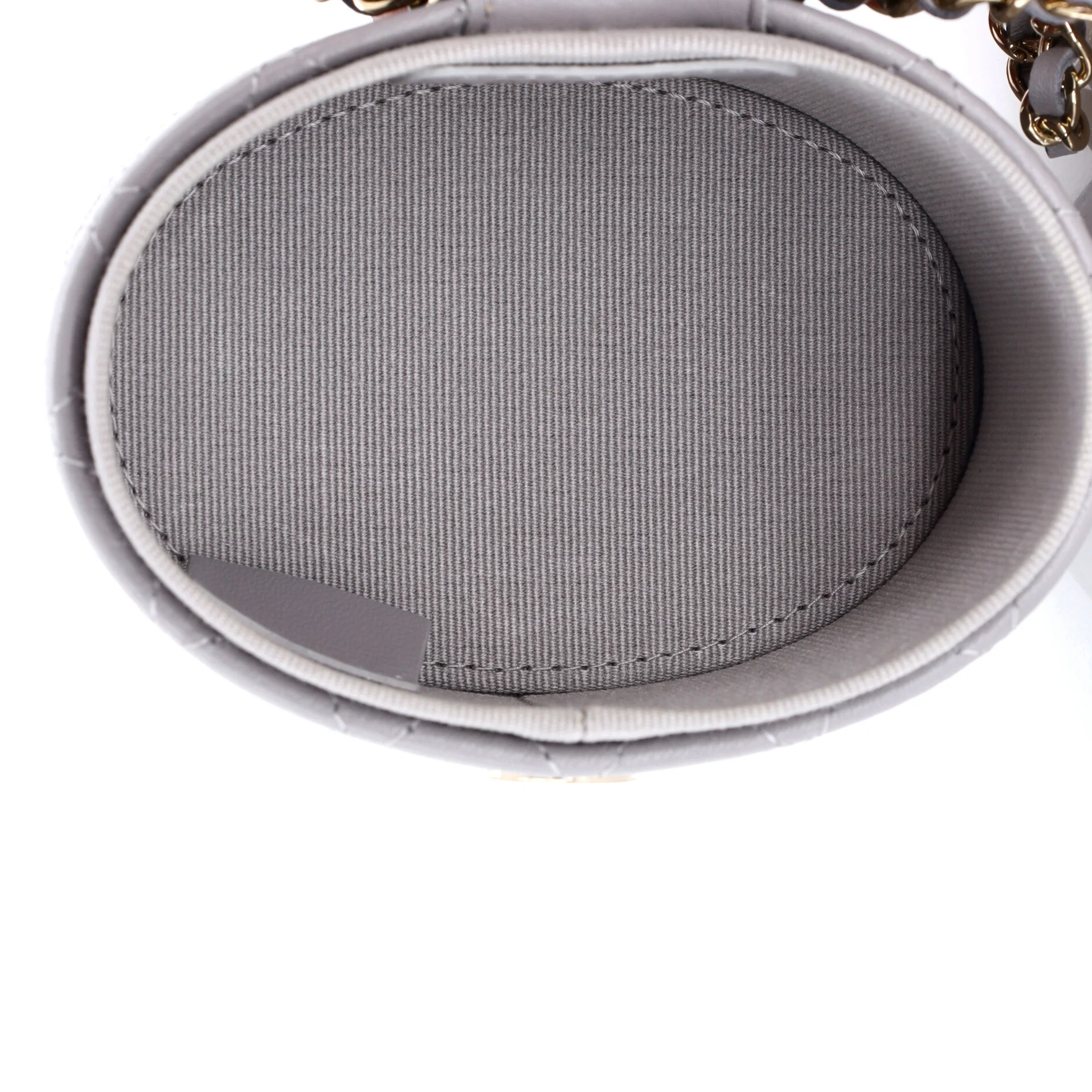 CC Allure Vanity Case with Chain Quilted Lambskin Mini - Image 5