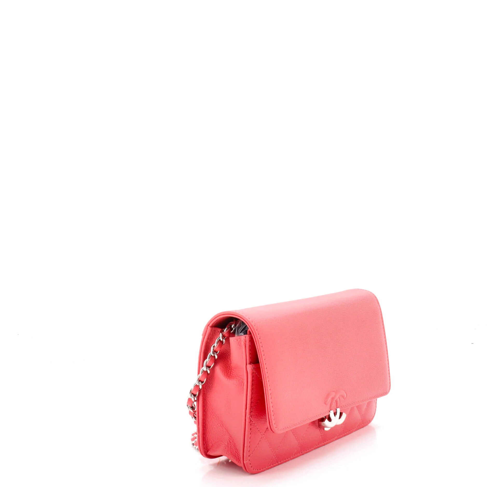 CC Box Wallet on Chain Quilted Caviar - Image 2