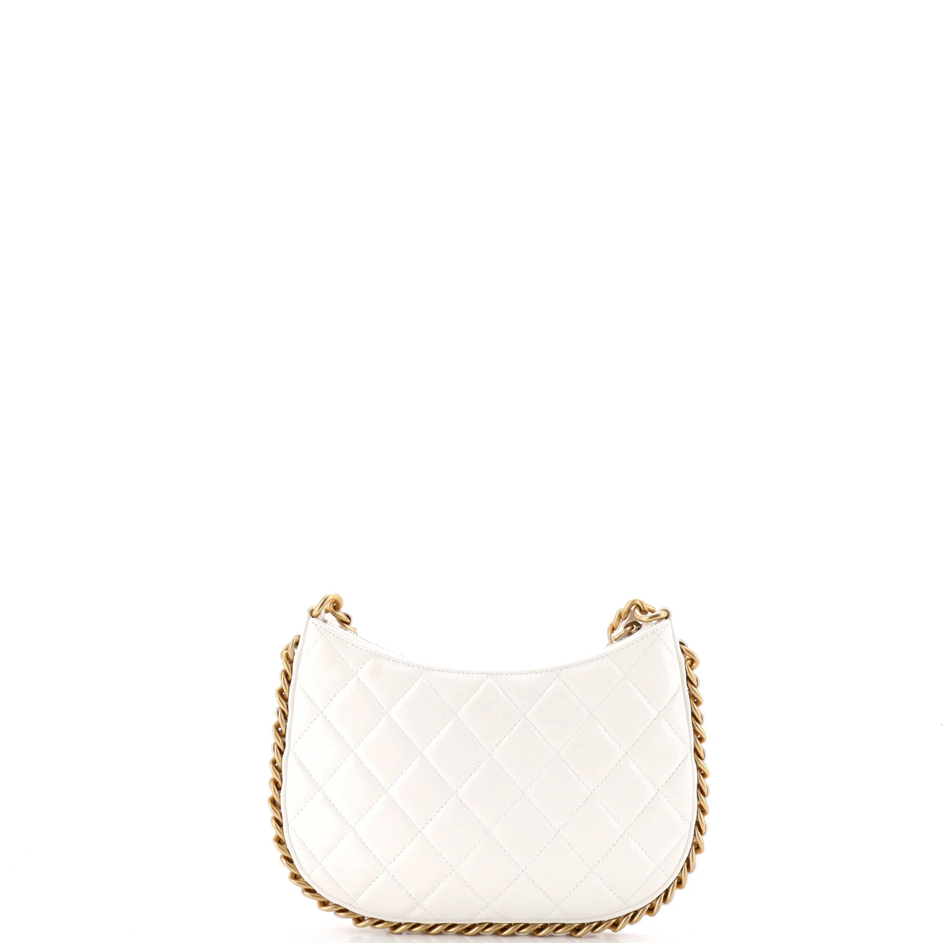 CC Chain Around Hobo Quilted Lambskin - Image 3