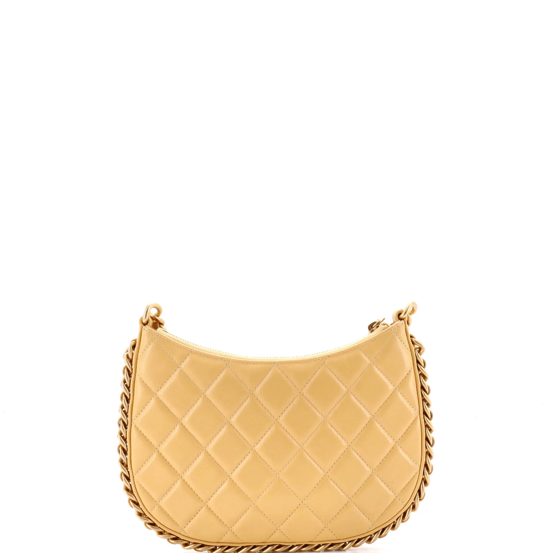 CC Chain Around Hobo Quilted Lambskin - Image 3