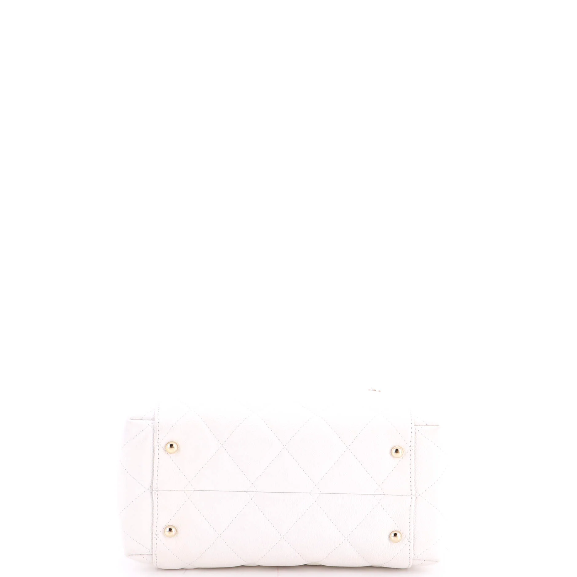 CC Daily Shopper Chain Tote Quilted Caviar Small - Image 5