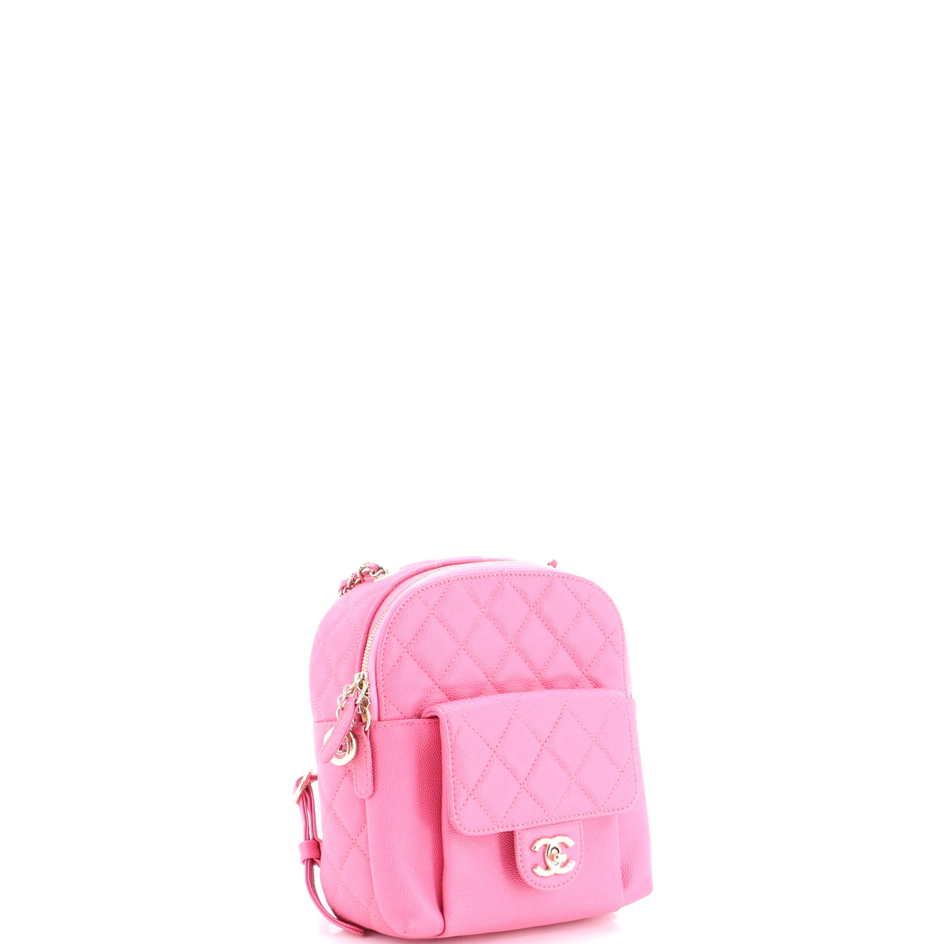 CC Day Backpack Quilted Caviar Mini - Image 2