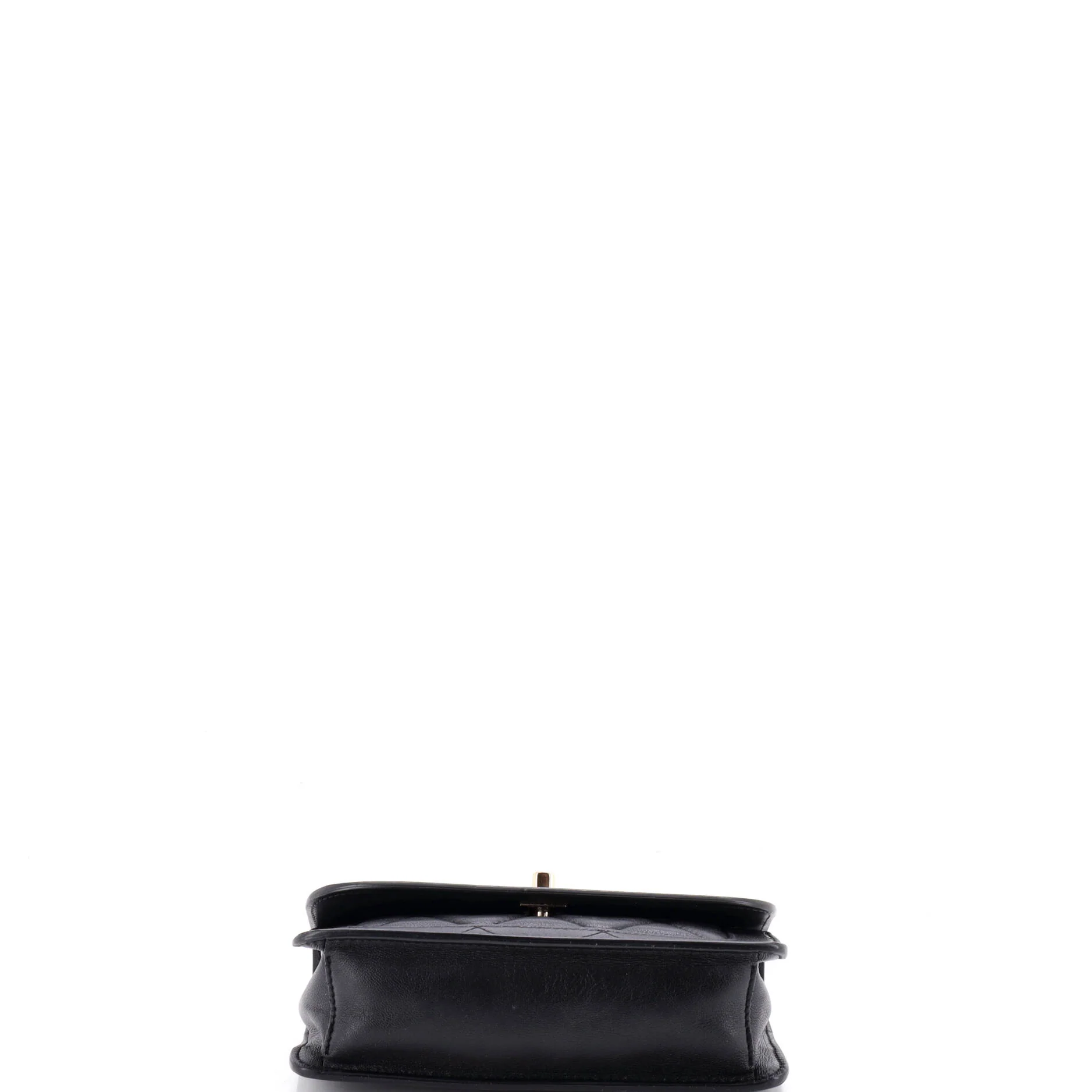 CC Front Pocket Flap Bag Stitched Calfskin Small - Image 4
