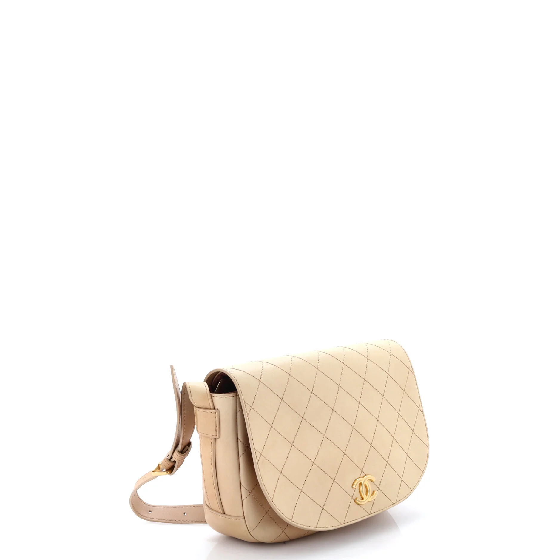 CC Messenger Bag Quilted Calfskin Medium - Image 2